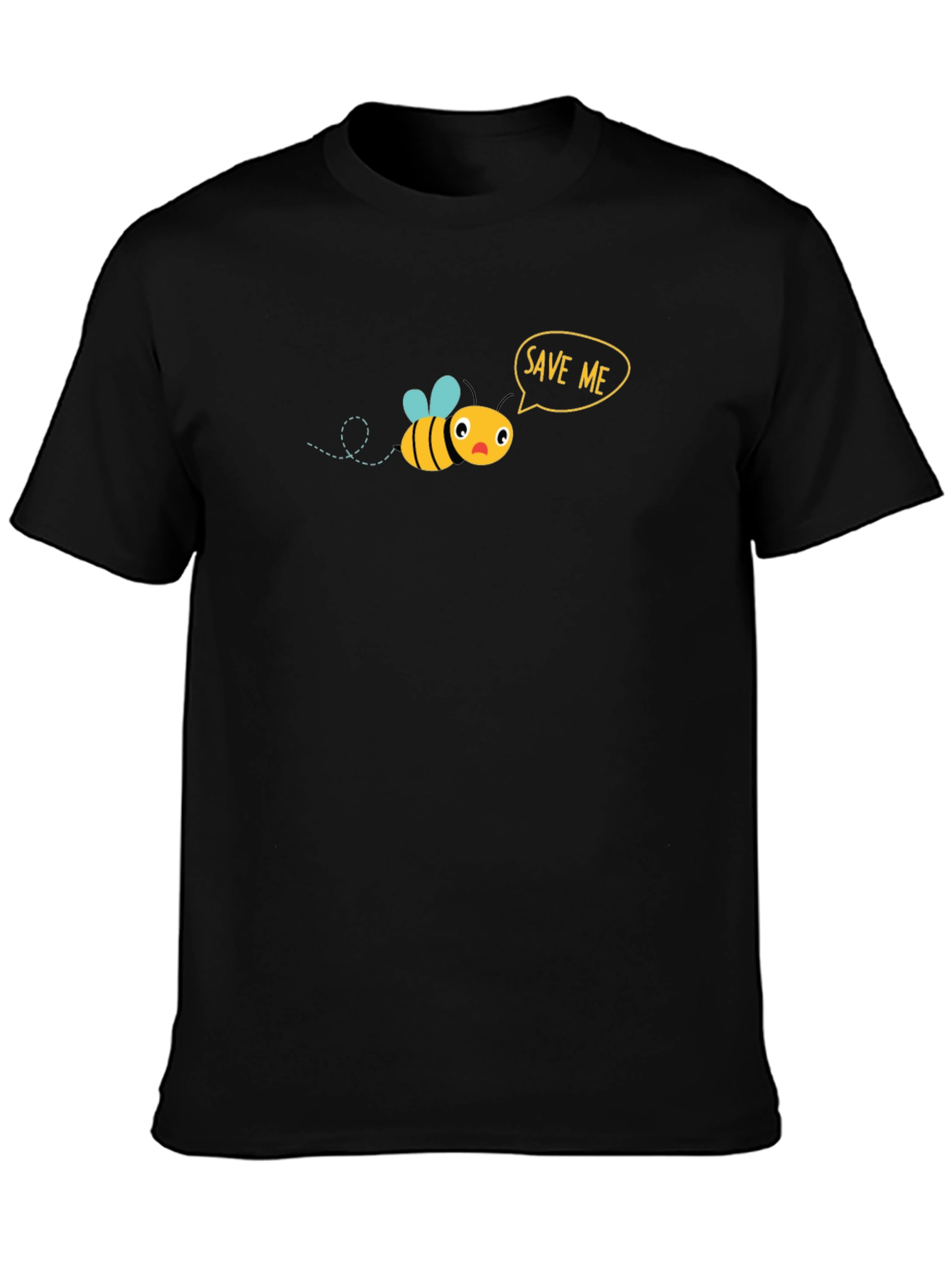 Save The Bees Graphic Tee - Black