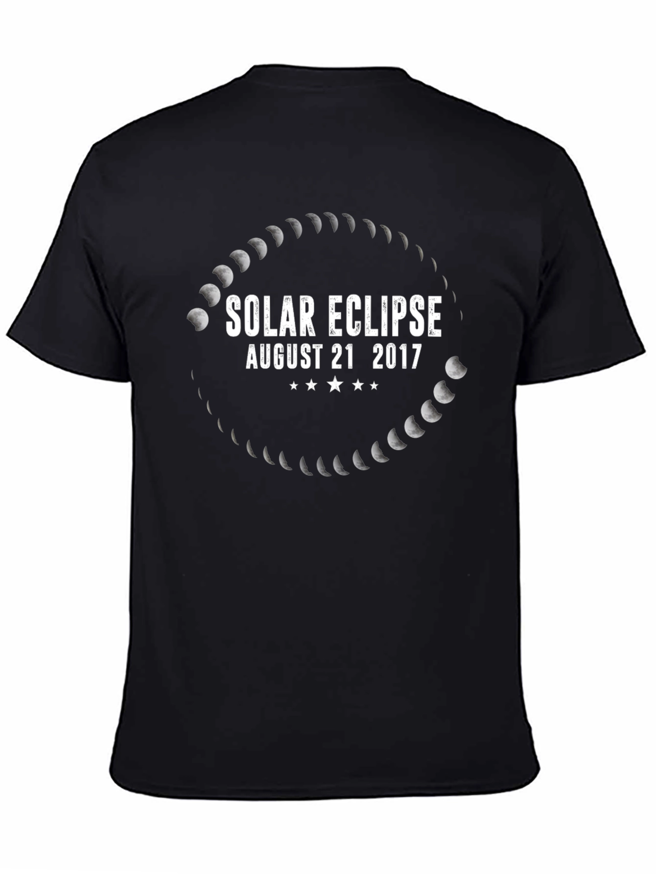 Solar Eclipse August 21 2017 Black T-Shirt