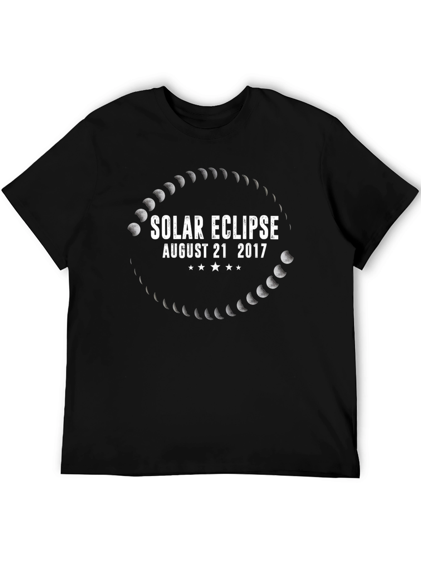 Solar Eclipse August 21 2017 Black T-Shirt