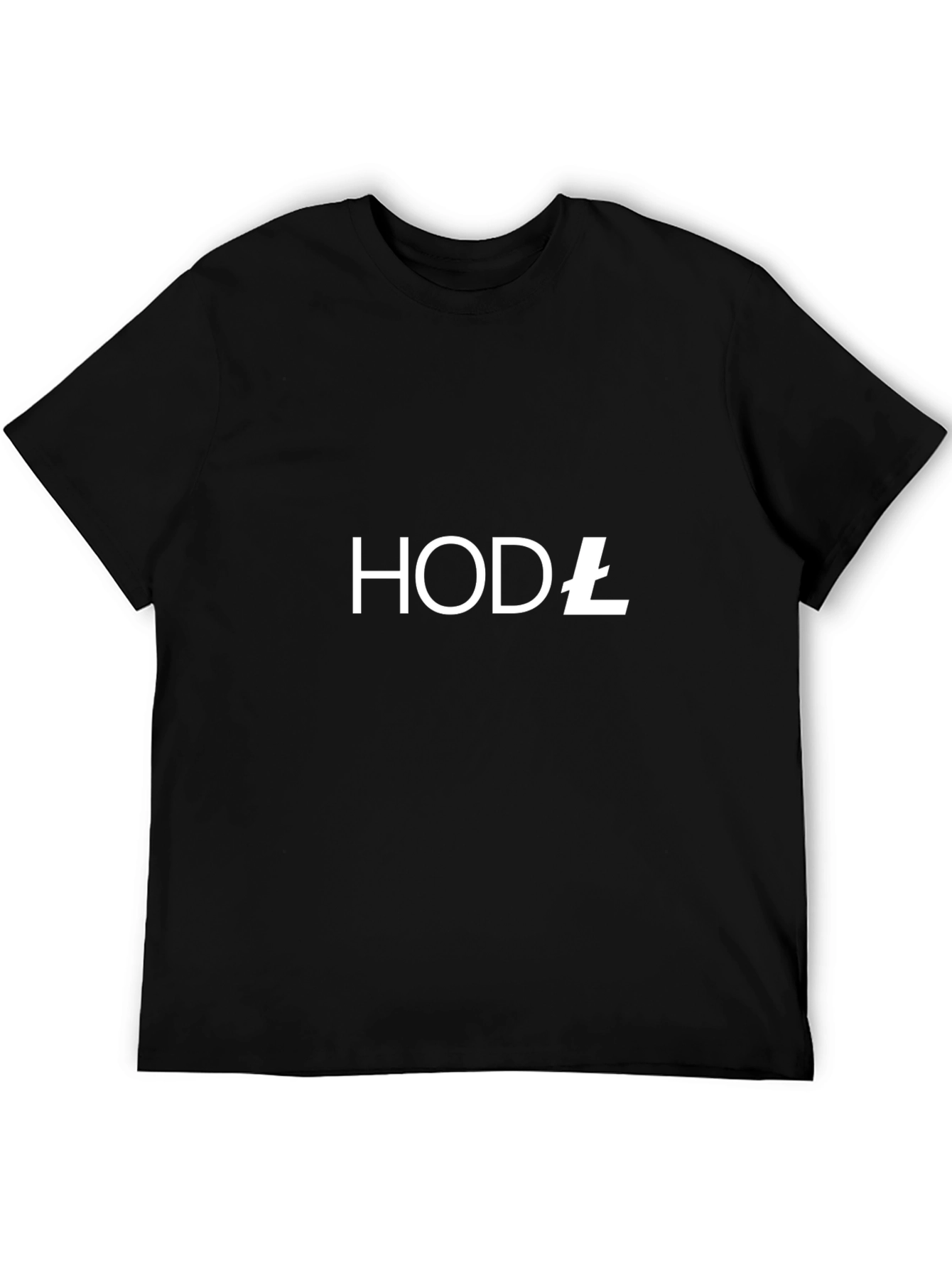 HODL Crypto Black T-Shirt - Invest in Bitcoin!