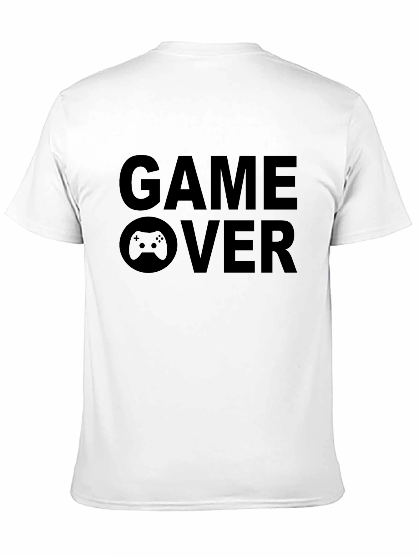 Game Over Black T-Shirt for Gamers