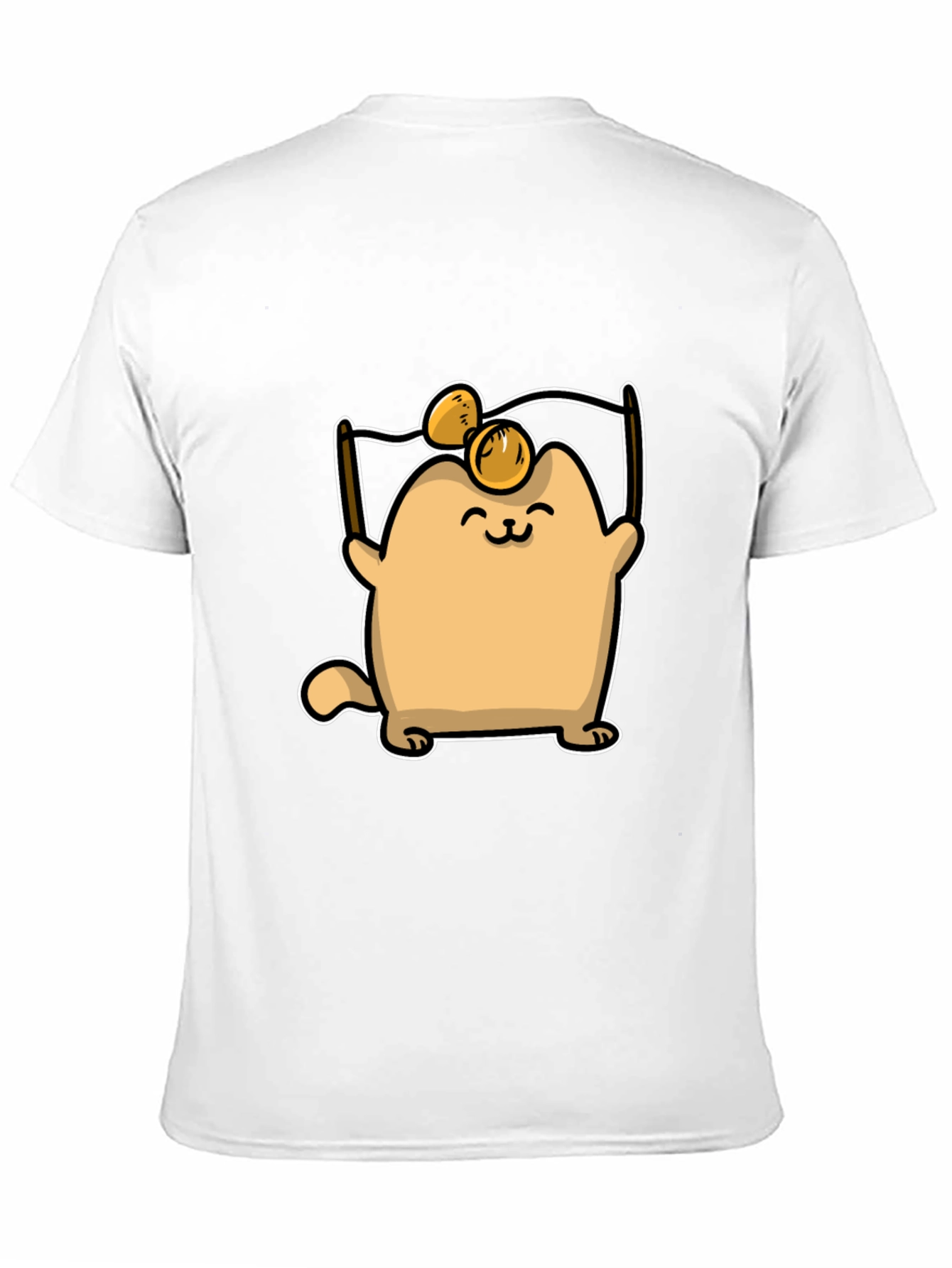 Cute Cat T-Shirt - Cartoon Design