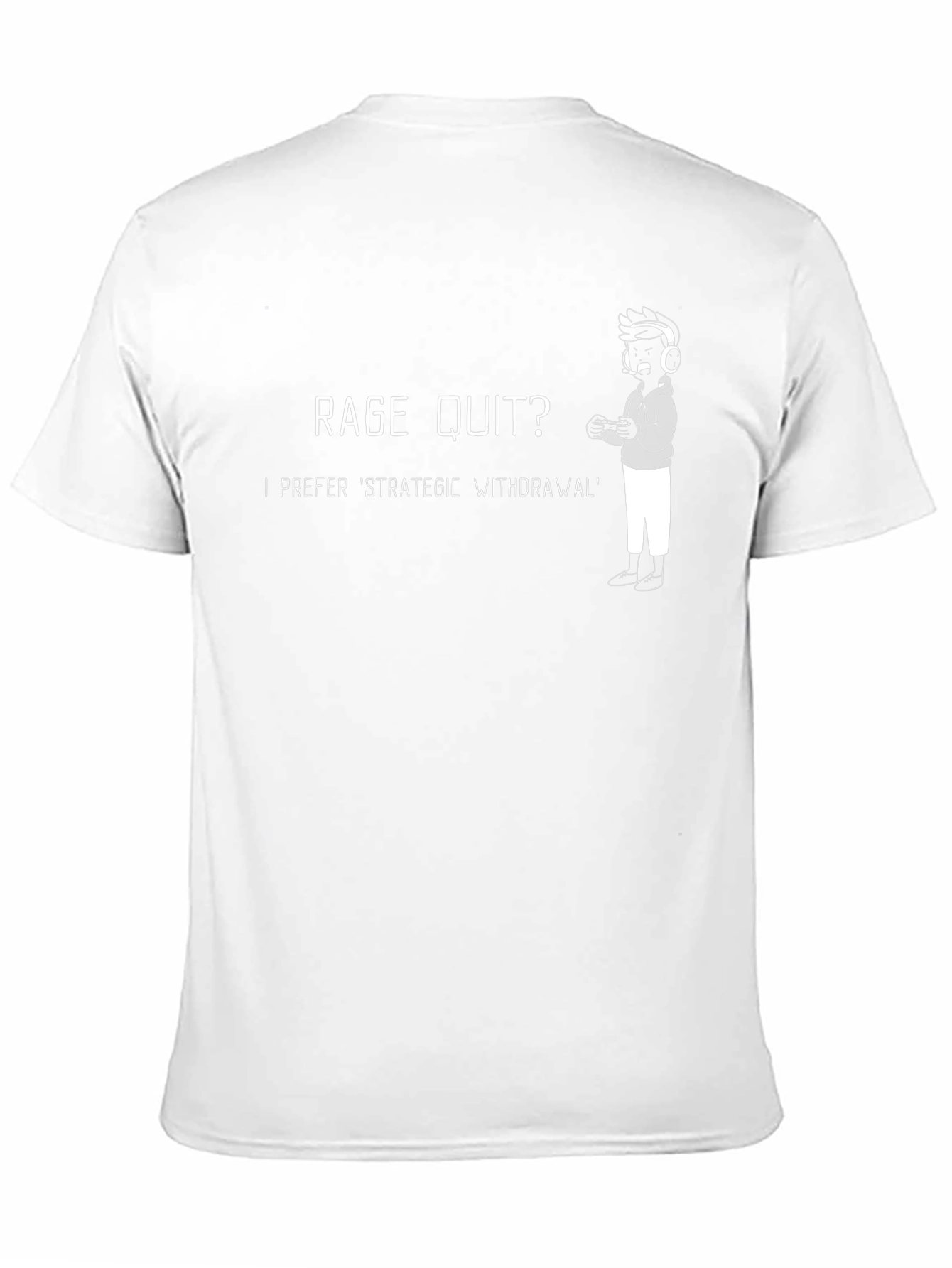Rage Quit? Gamer T-Shirt - Strategic Withdrawal