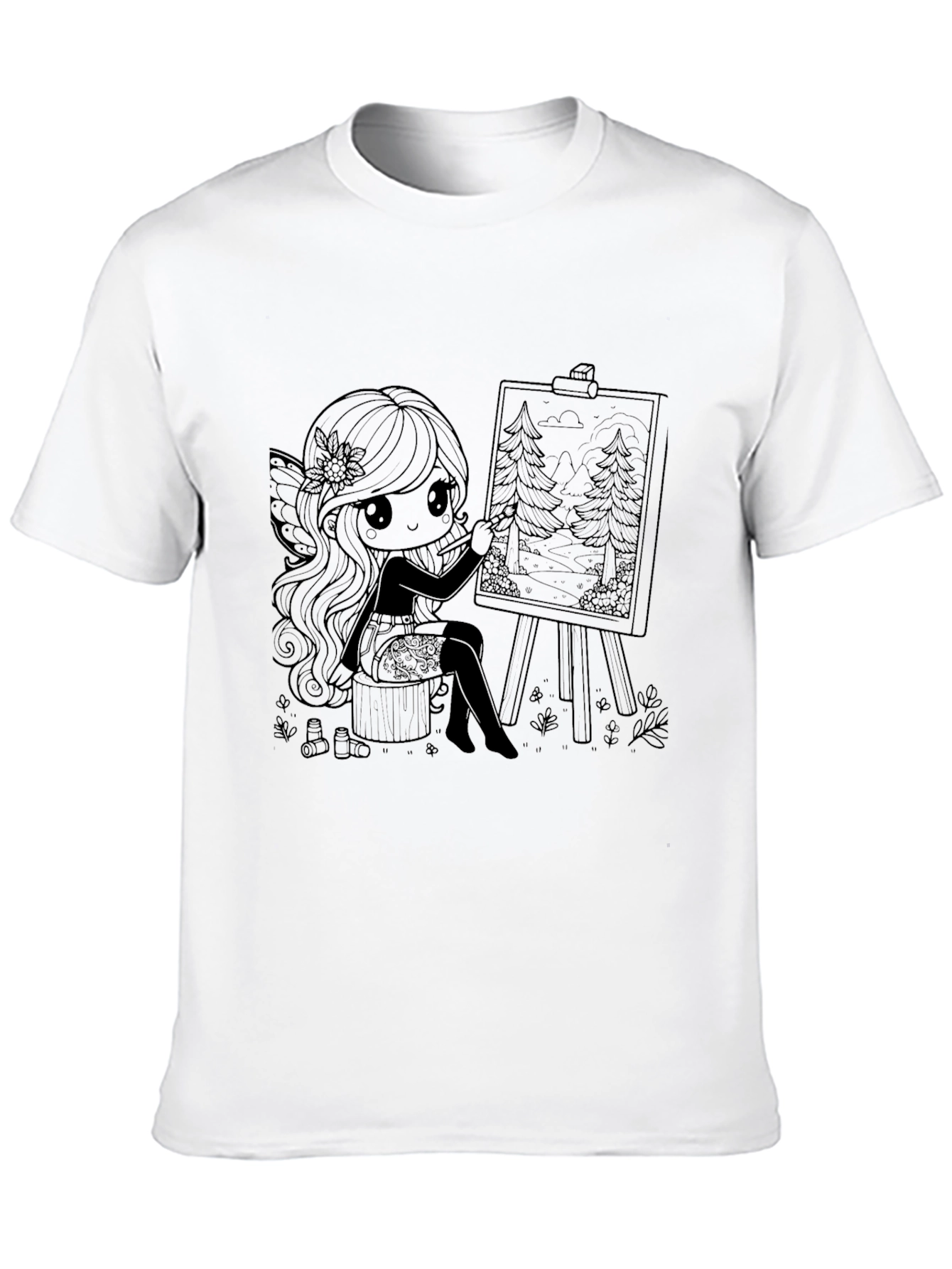 Artist Fairy T-Shirt - Black