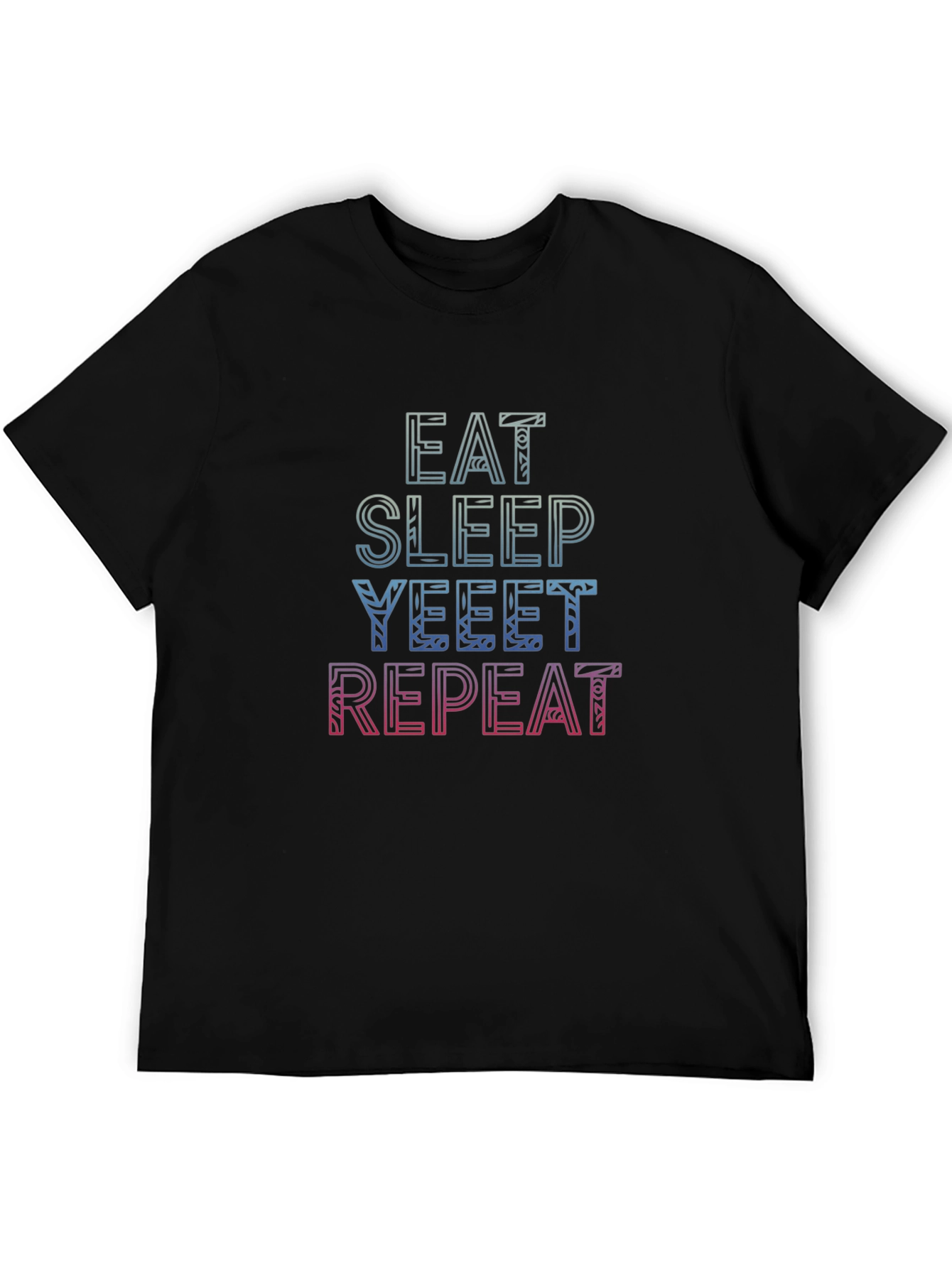 Eat Sleep Yeeet Repeat Graphic Tee