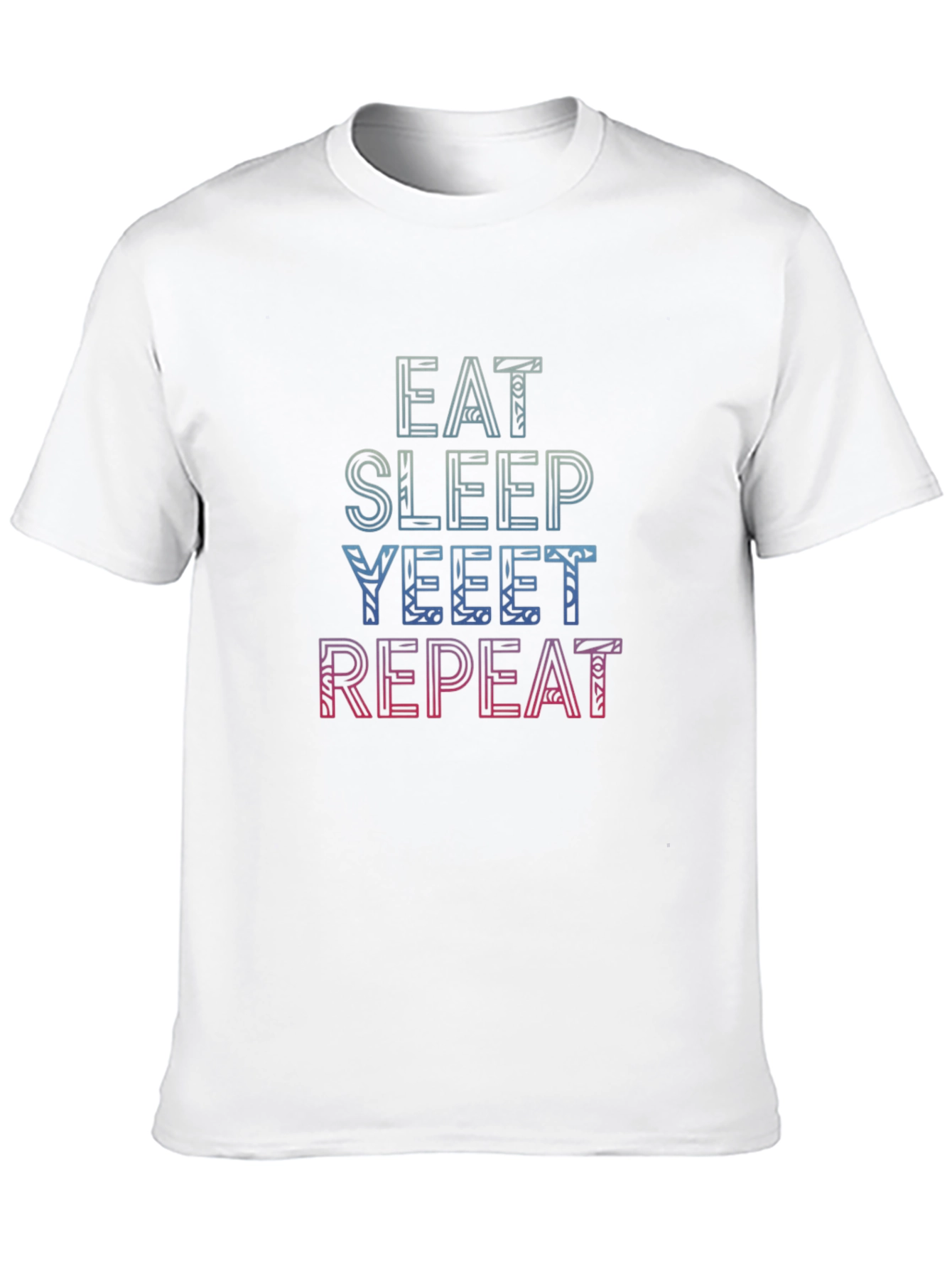 Eat Sleep Yeeet Repeat Graphic Tee