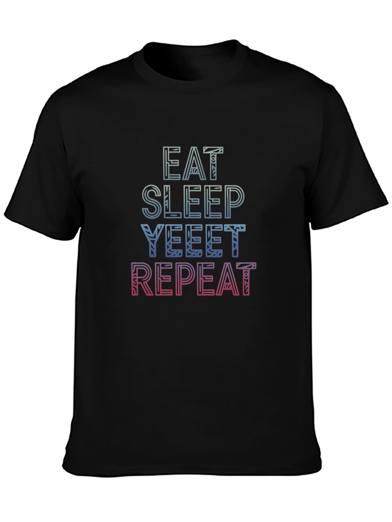 Eat Sleep Yeeet Repeat Graphic Tee