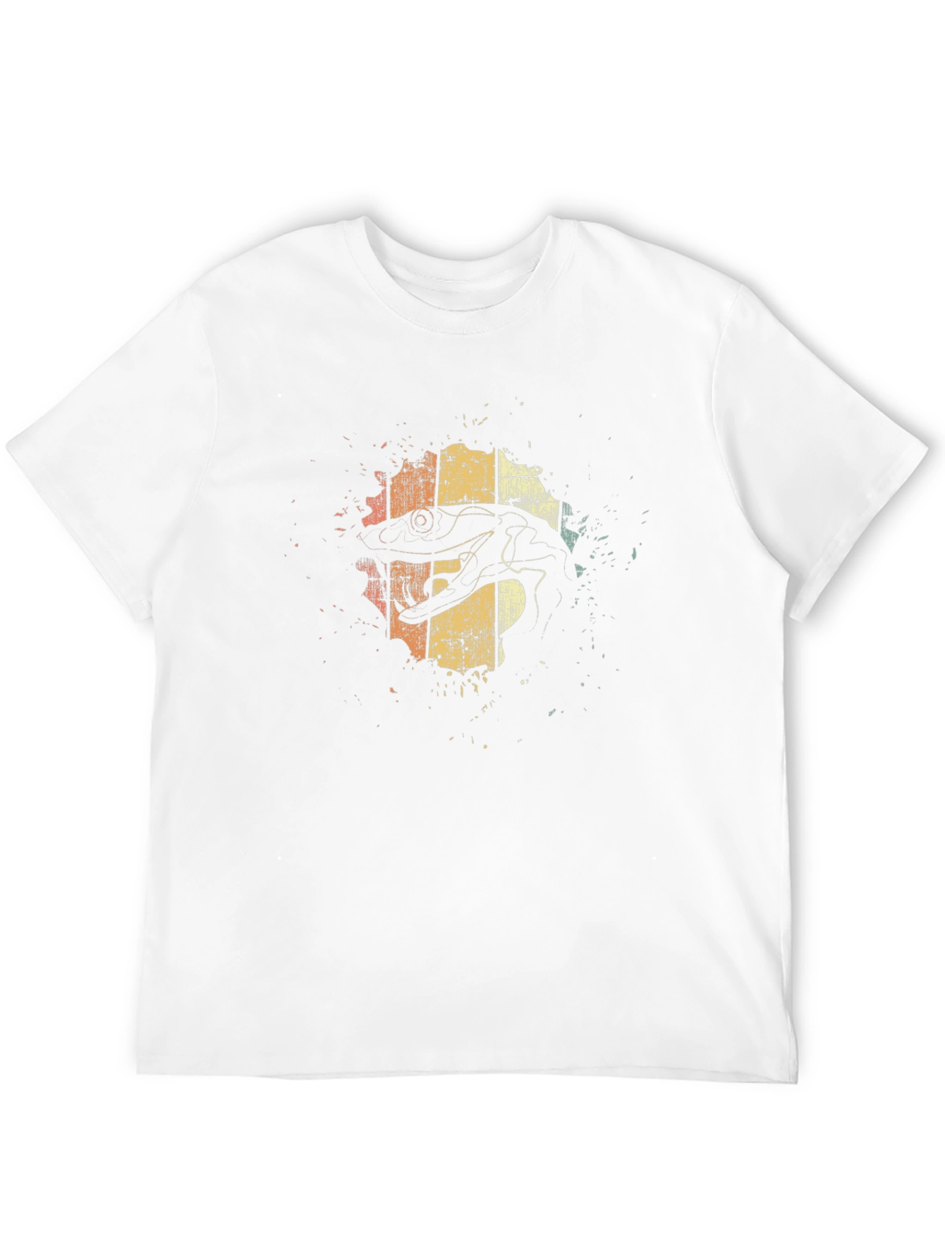 Retro Snake Graphic Tee - Mens Black T-Shirt