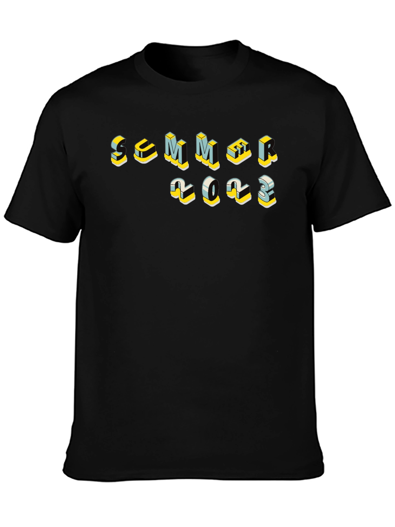 Summer Core 2023 Black Graphic Tee