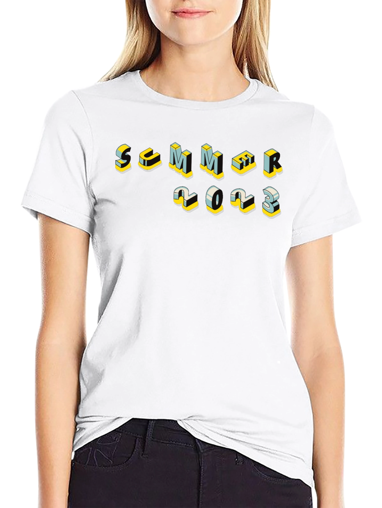 Summer Core 2023 Black Graphic Tee