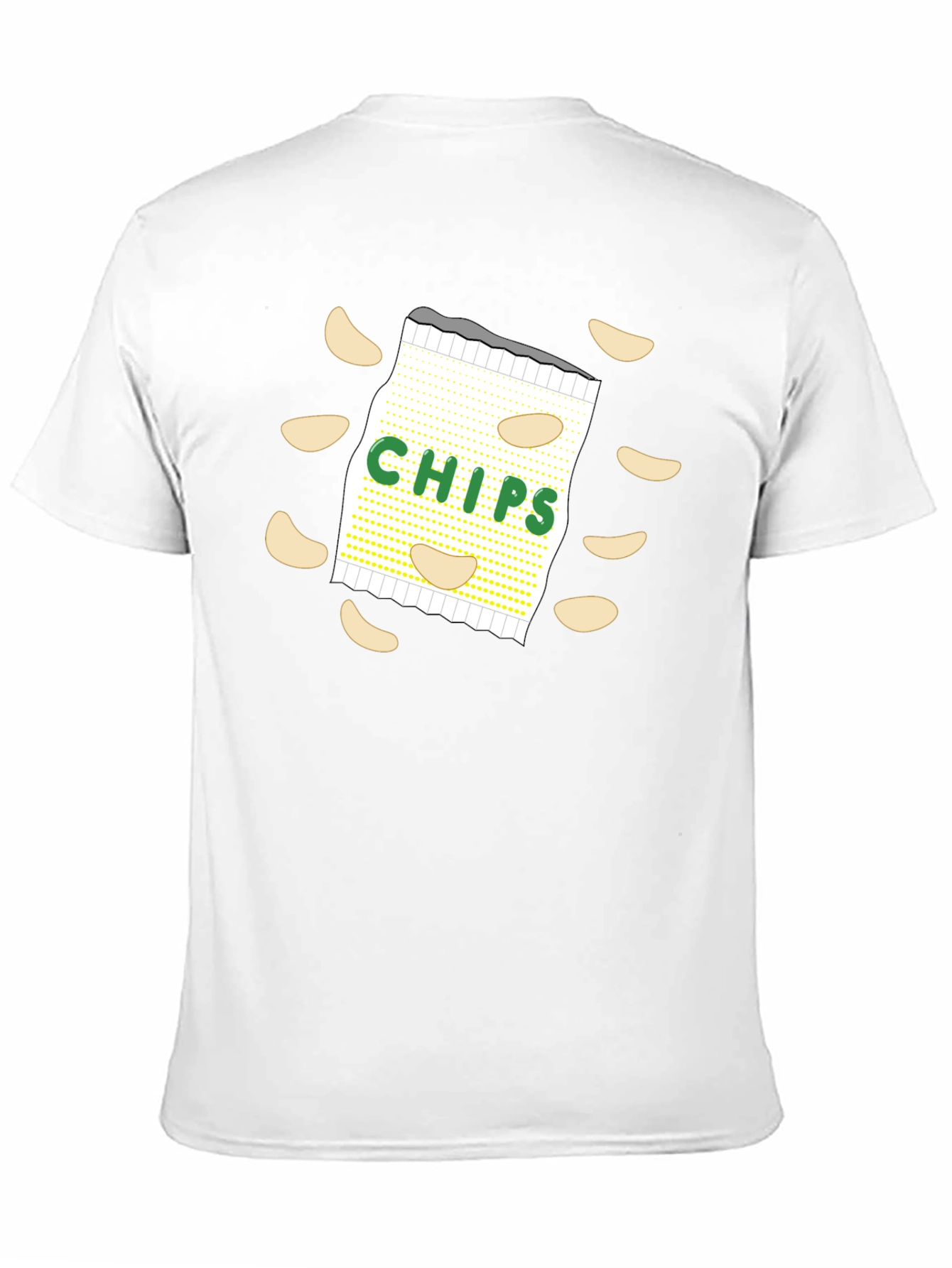 Chips Graphic T-Shirt - Unisex Casual Tee