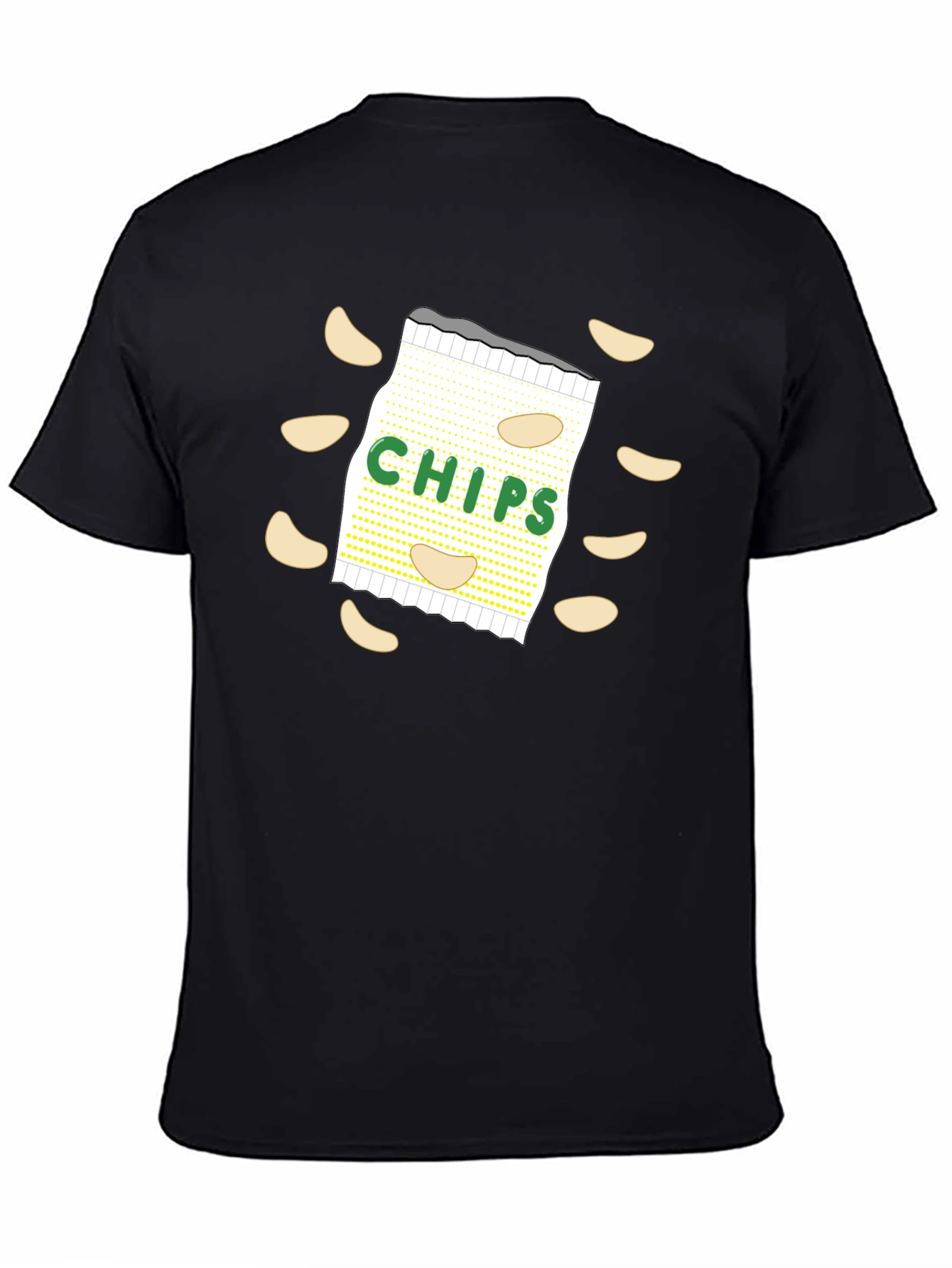 Chips Graphic T-Shirt - Unisex Casual Tee