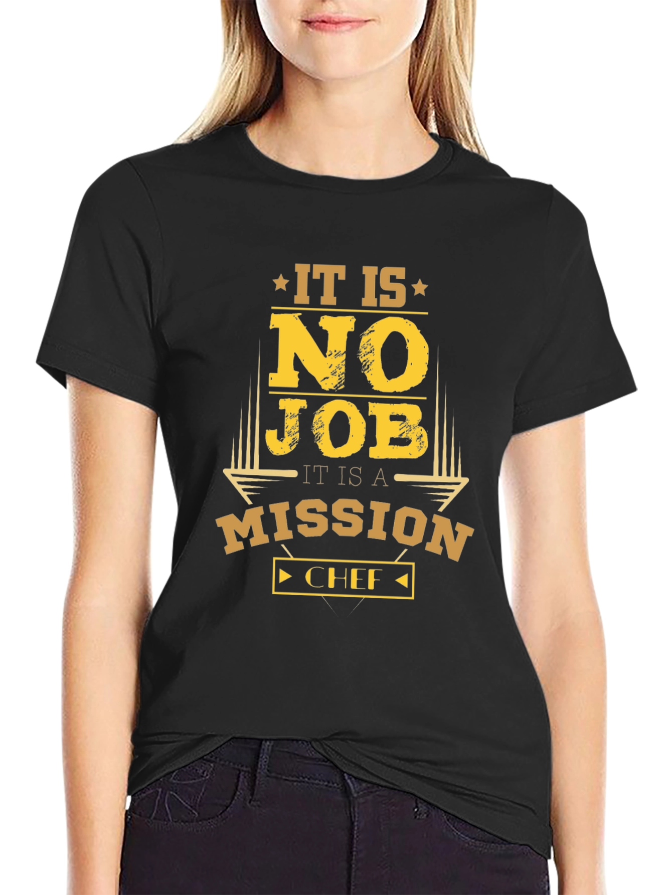 Chef Mission T-Shirt - No Job Its a Mission
