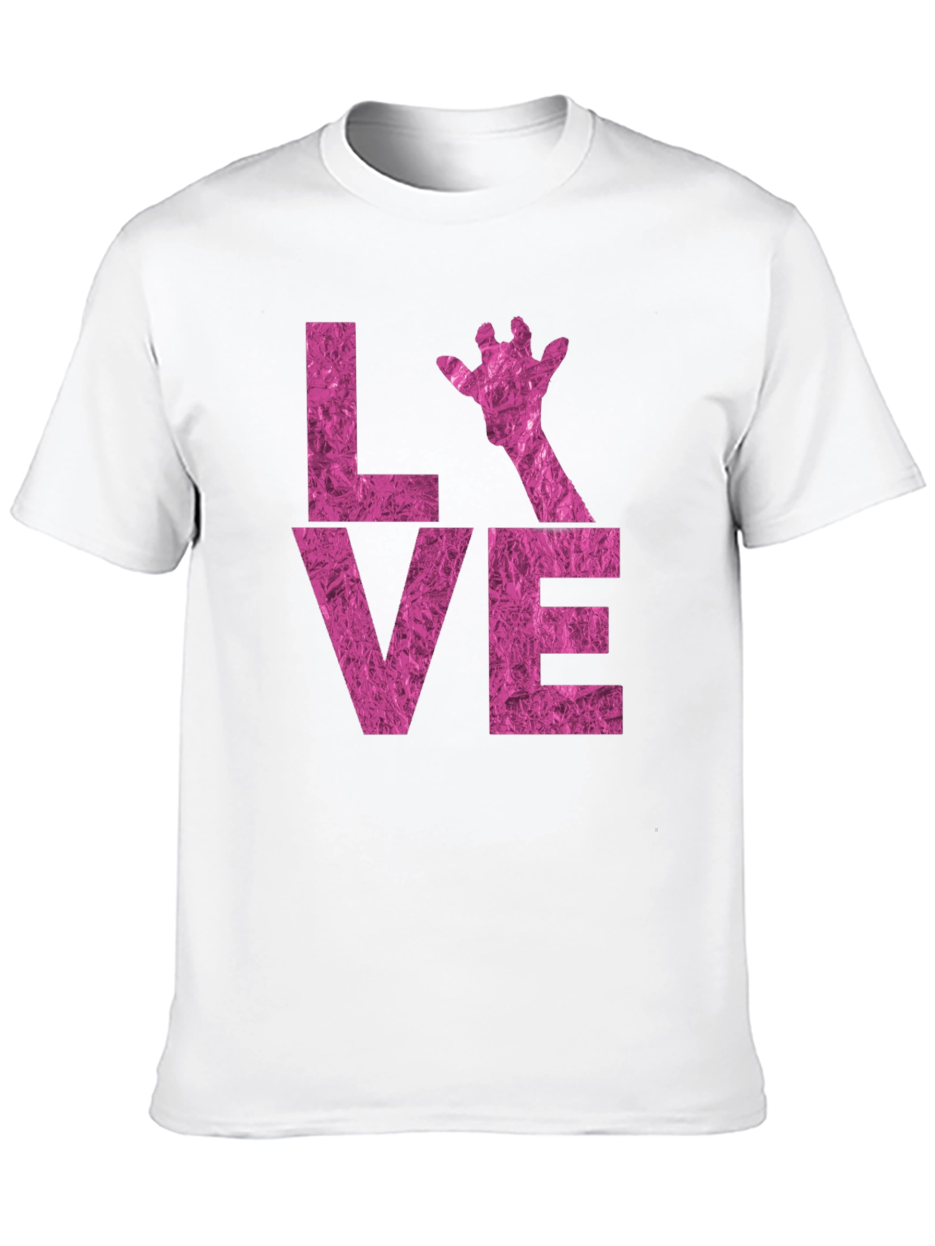 LOVE Giraffe Graphic Tee - Stylish Black T-Shirt
