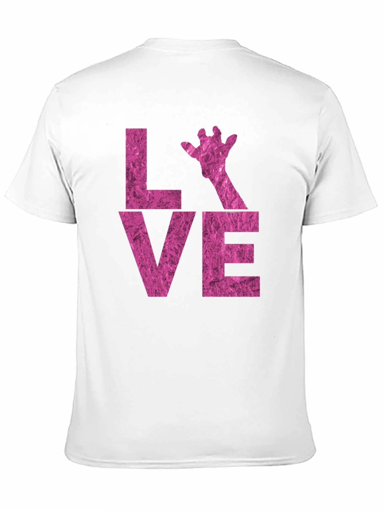 LOVE Giraffe Graphic Tee - Stylish Black T-Shirt