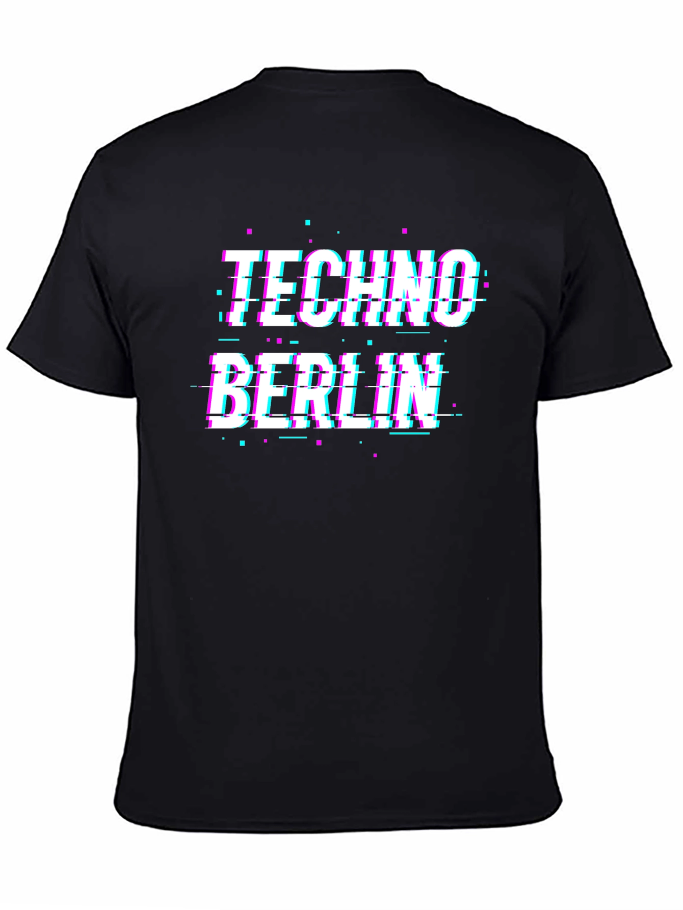 Techno Berlin Glitch T-Shirt - Rave Style