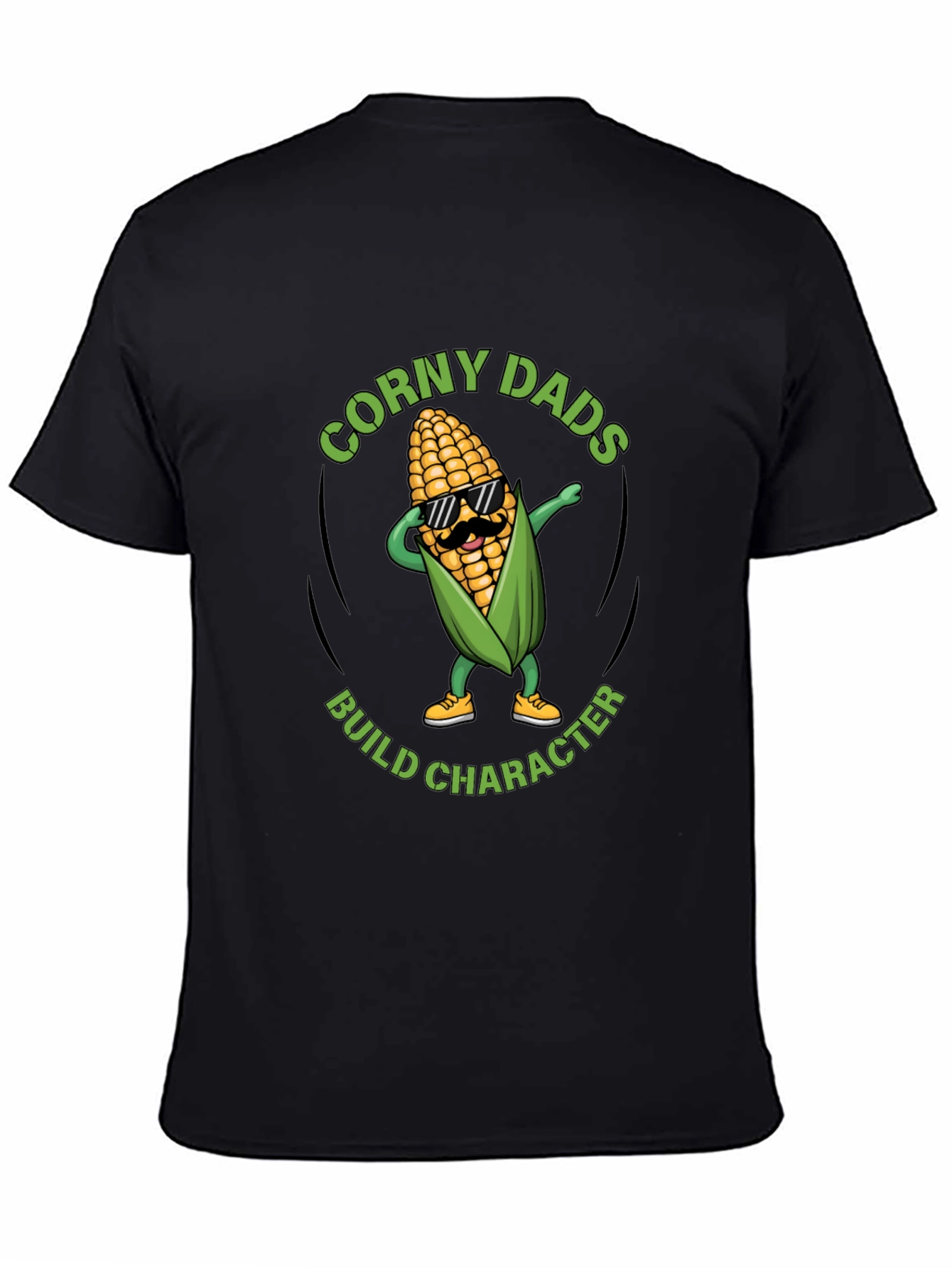 Corny Dads Build Character T-Shirt