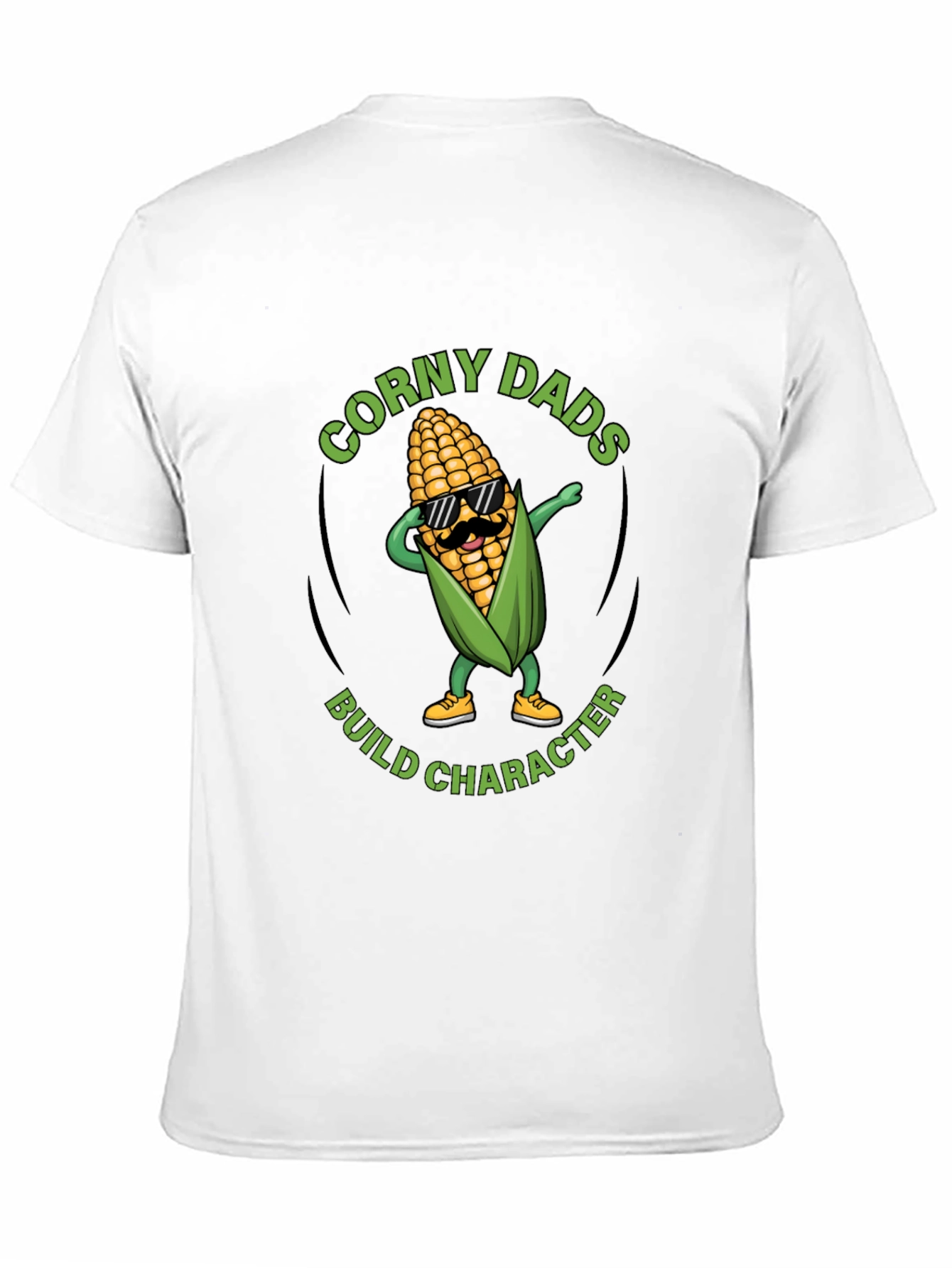 Corny Dads Build Character T-Shirt