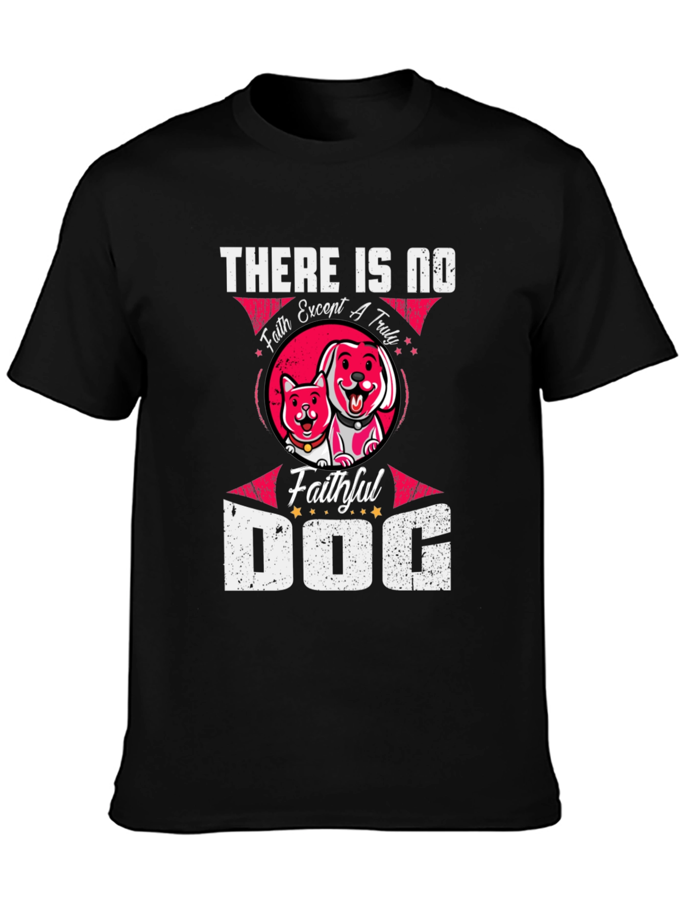 Faithful Dog Graphic T-Shirt - Pet Lover Tee