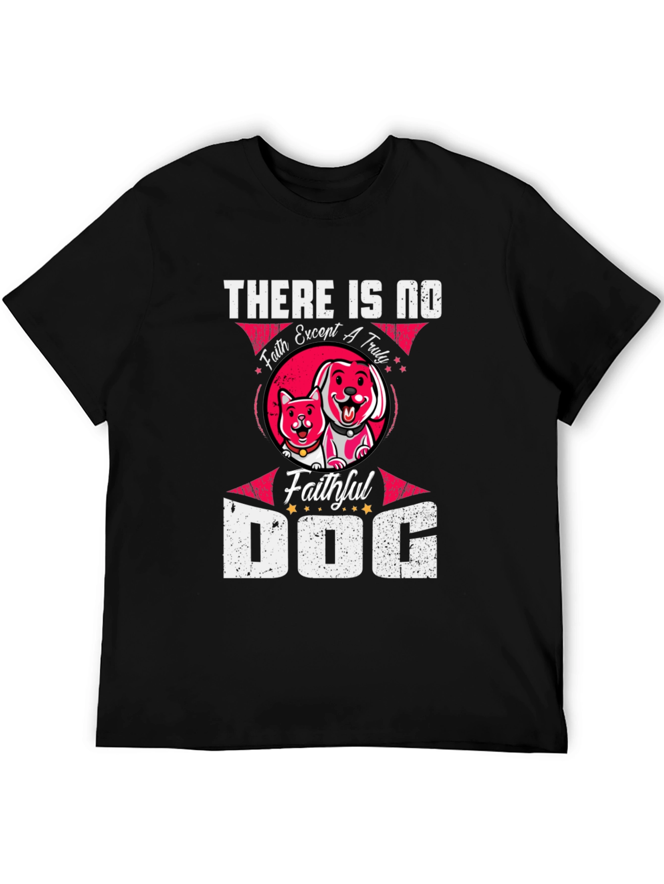 Faithful Dog Graphic T-Shirt - Pet Lover Tee