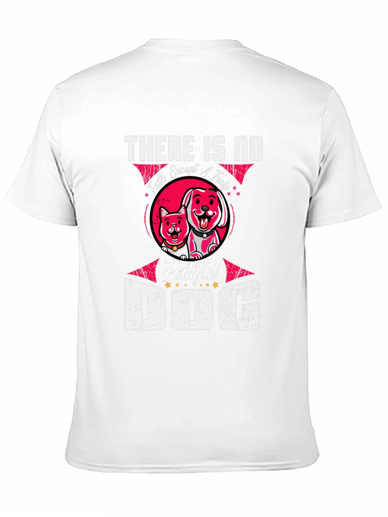 Faithful Dog Graphic T-Shirt - Pet Lover Tee