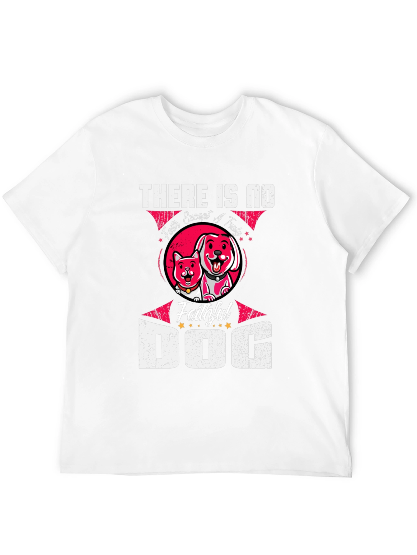 Faithful Dog Graphic T-Shirt - Pet Lover Tee