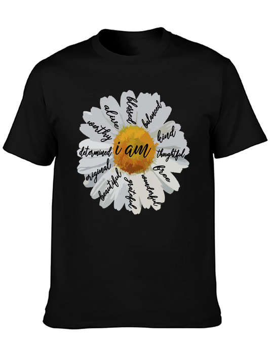 I Am Daisy T-Shirt - Inspirational Graphic Tee