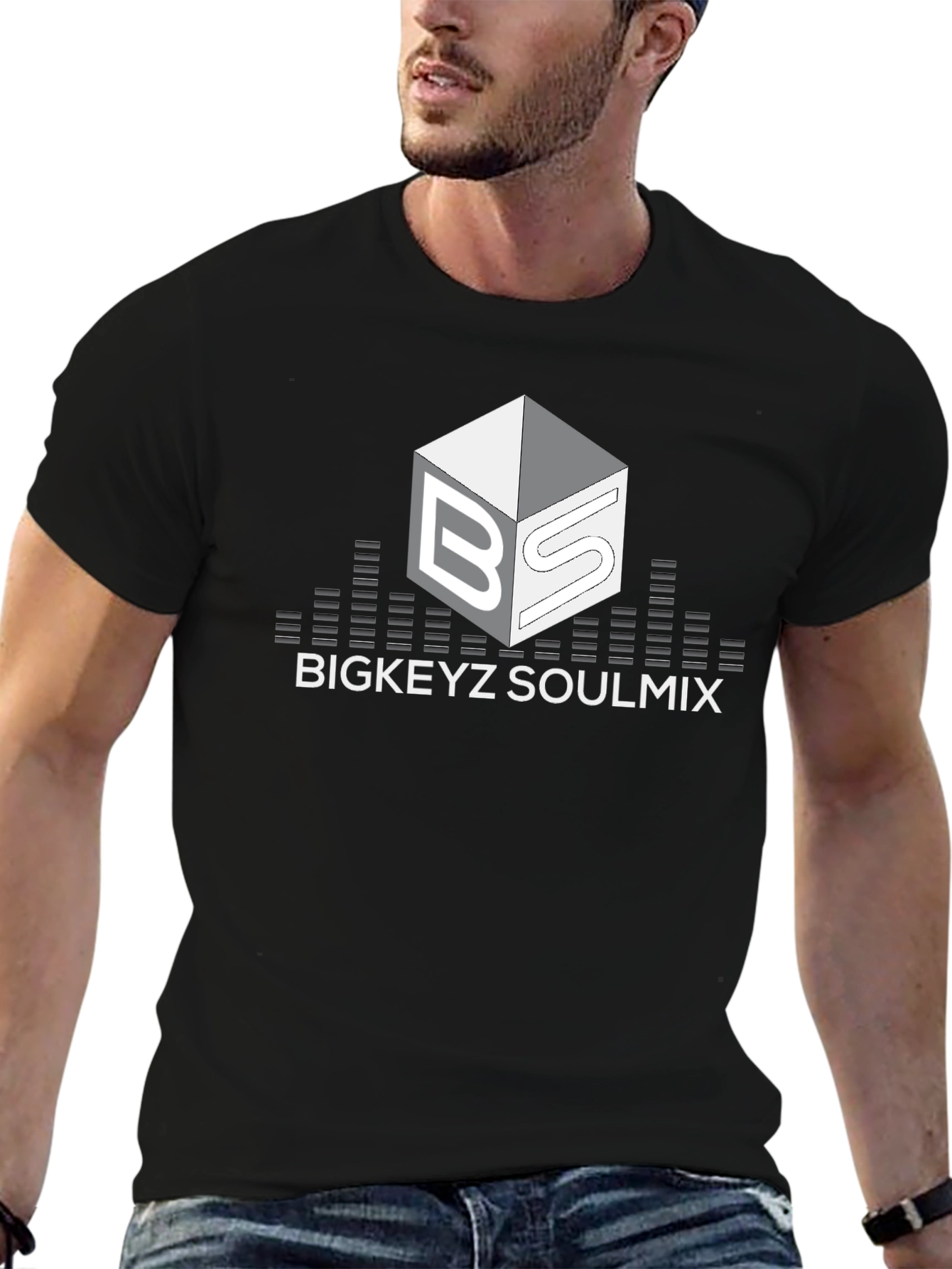 BigKeyz Soulmix Black Graphic Tee