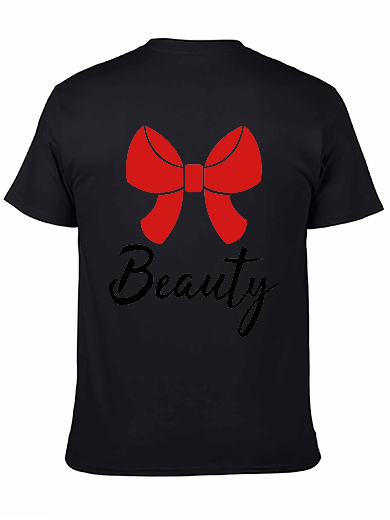 Beauty Bow Graphic Tee - Black