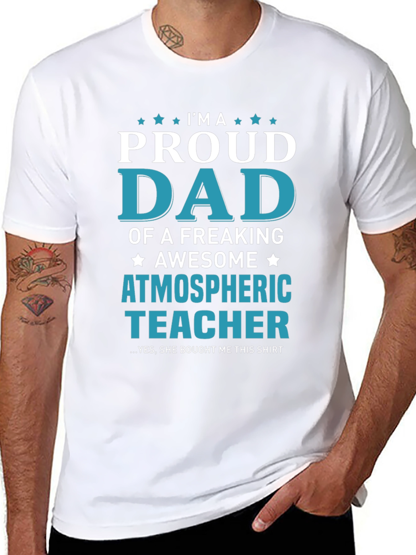 Proud Dad of an Atmospheric Teacher T-Shirt
