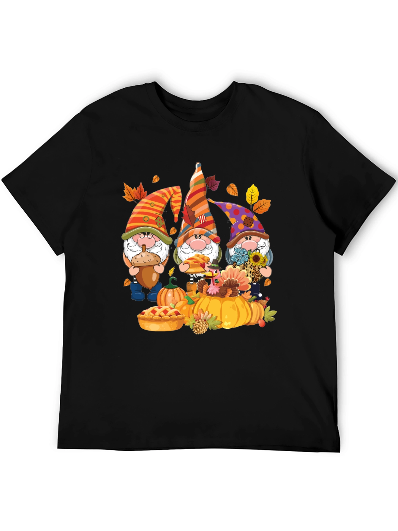 Fall Gnomes T-Shirt - Pumpkin Patch Design