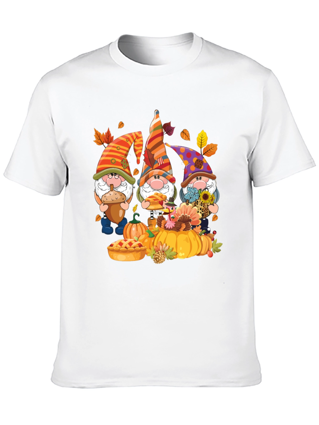 Fall Gnomes T-Shirt - Pumpkin Patch Design