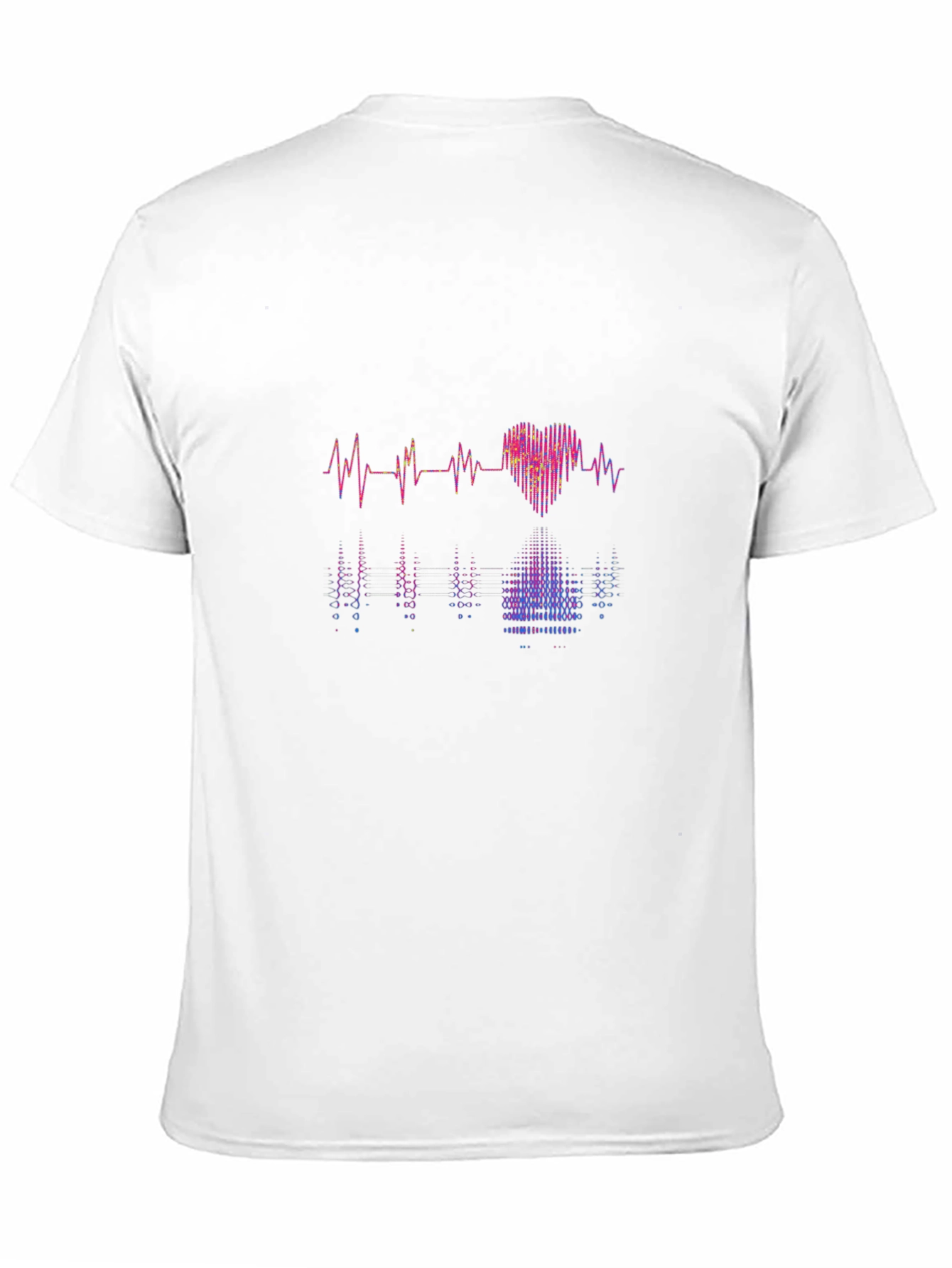 Heartbeat Love Graphic Tee - Black Cotton T-Shirt