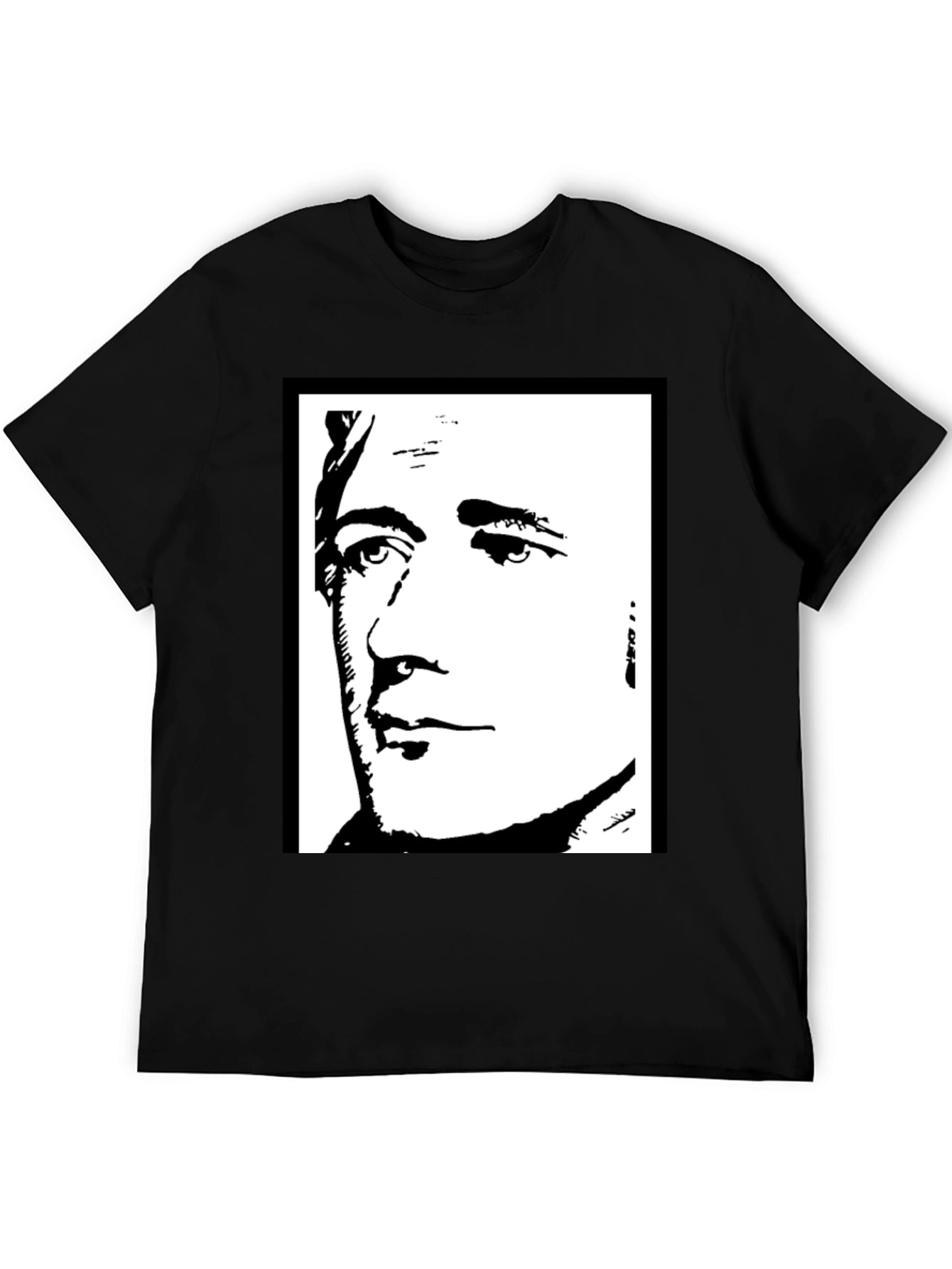 Hamilton Graphic Tee - Black Silhouette Portrait T-Shirt