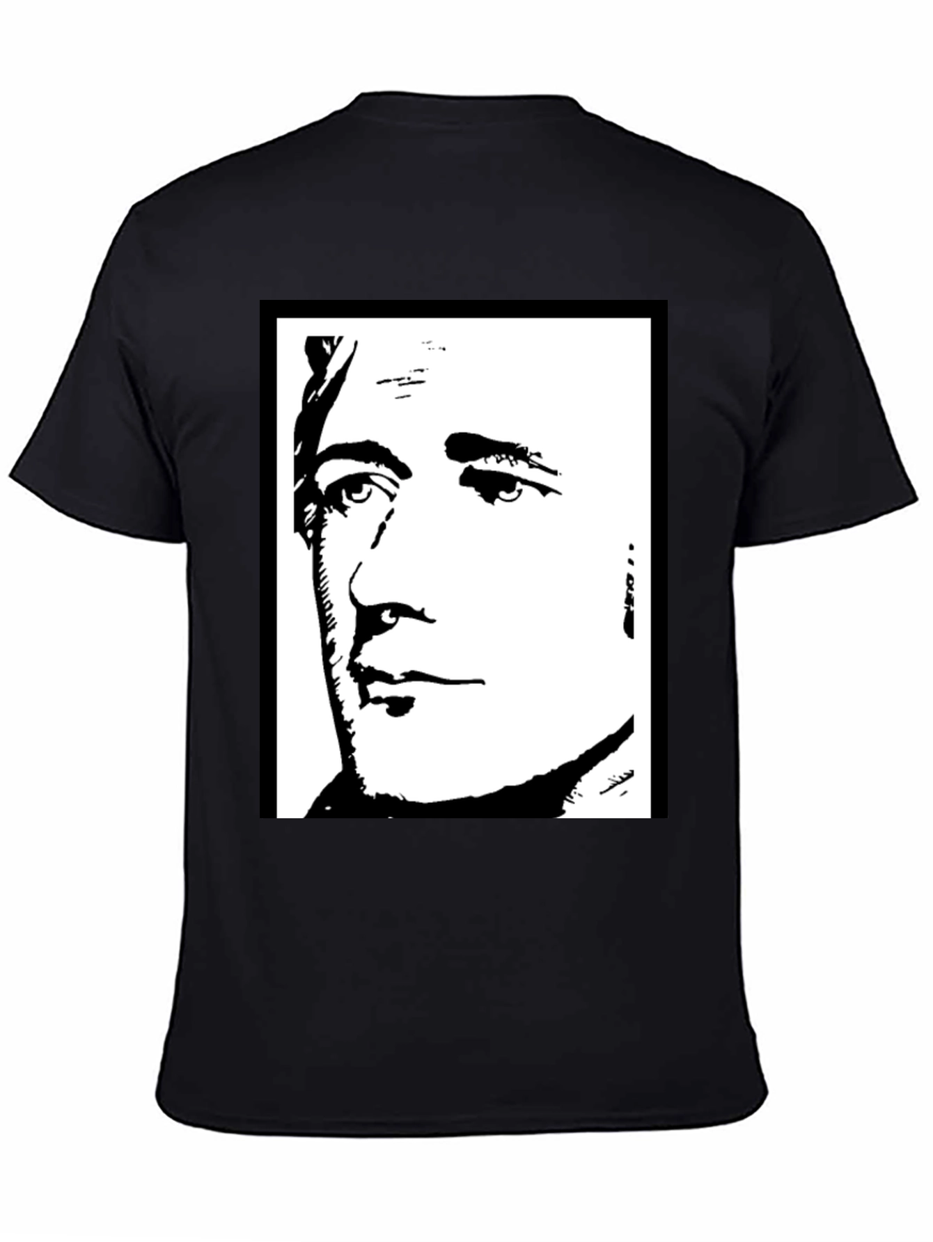 Hamilton Graphic Tee - Black Silhouette Portrait T-Shirt