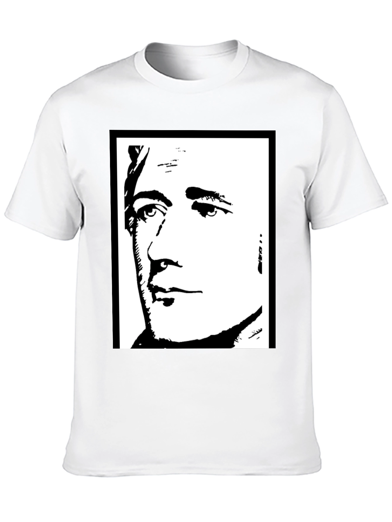 Hamilton Graphic Tee - Black Silhouette Portrait T-Shirt
