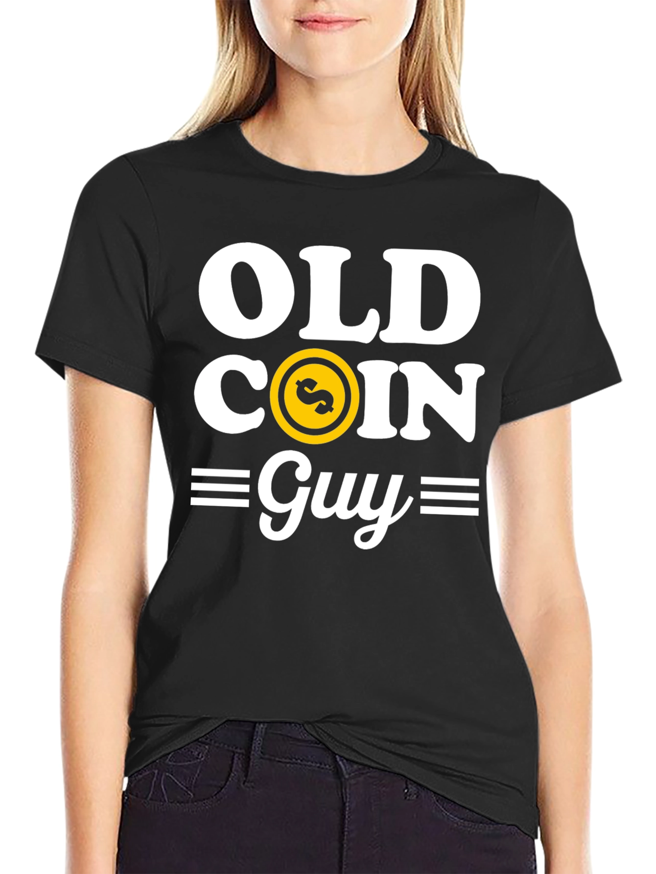 Old Coin Guy Graphic T-Shirt