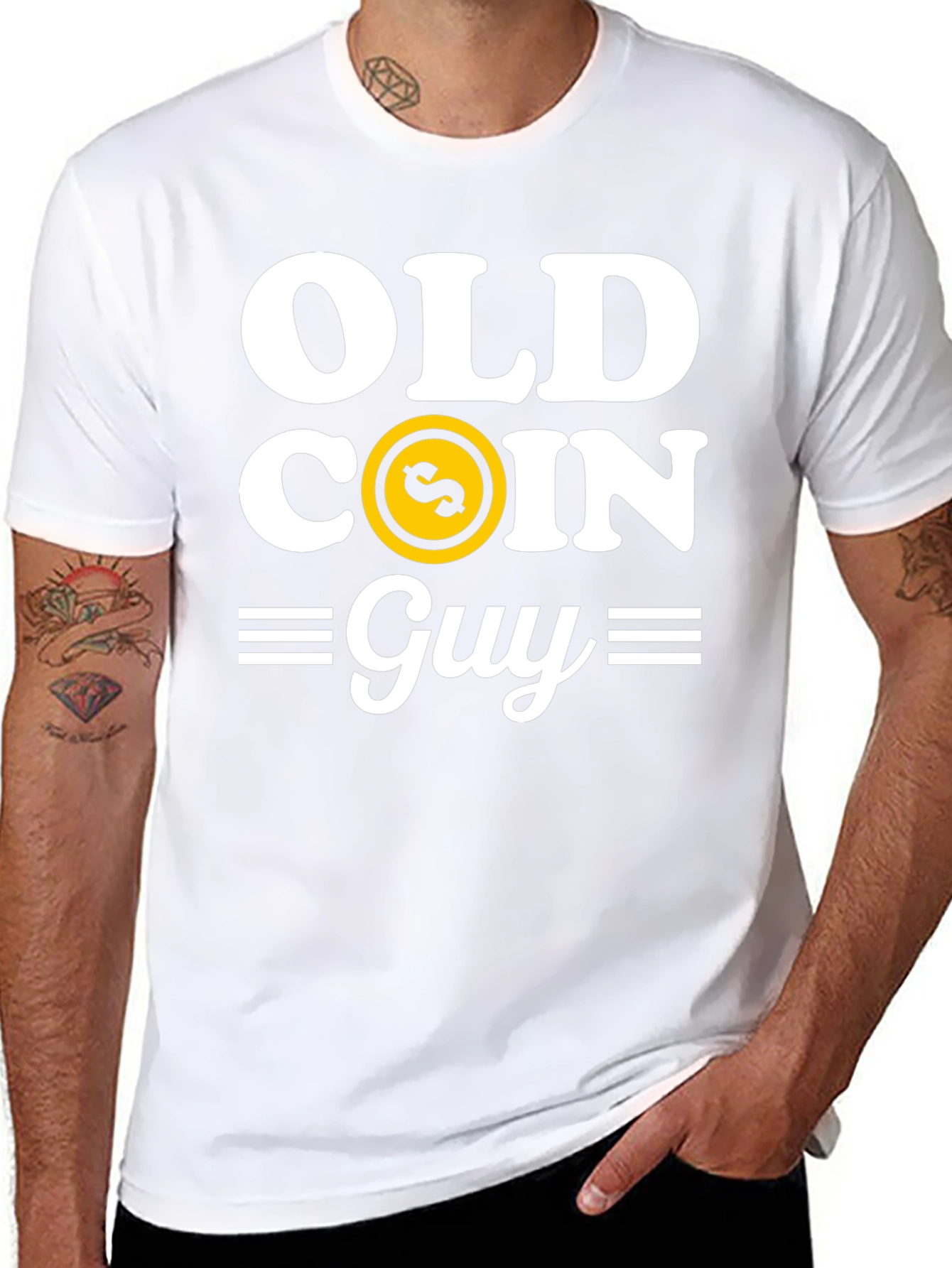 Old Coin Guy Graphic T-Shirt