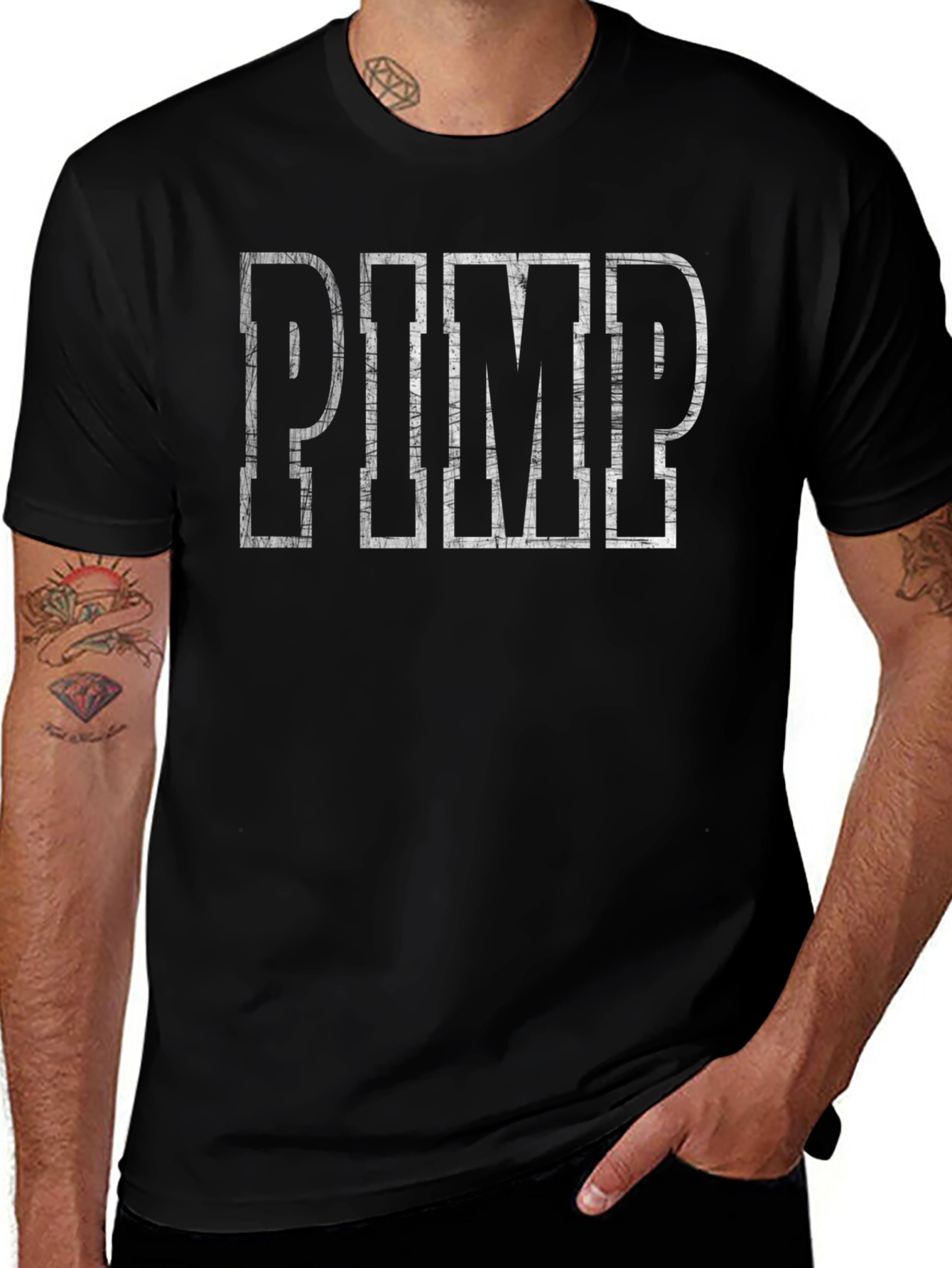 PIMP Graphic Tee - Bold Statement T-Shirt