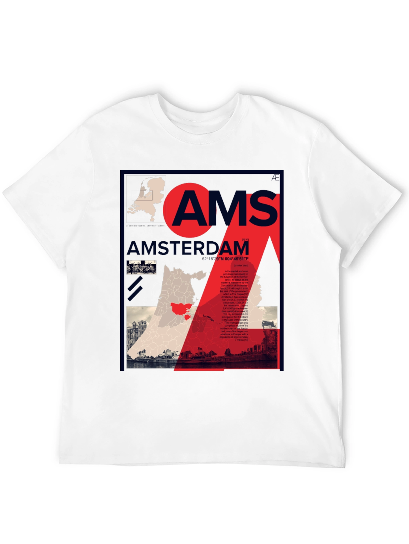 Amsterdam Graphic Print T-Shirt