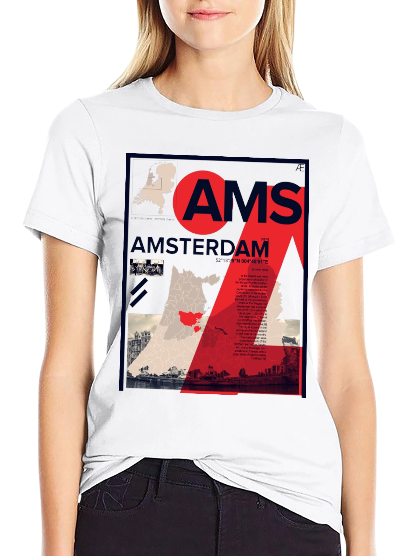 Amsterdam Graphic Print T-Shirt
