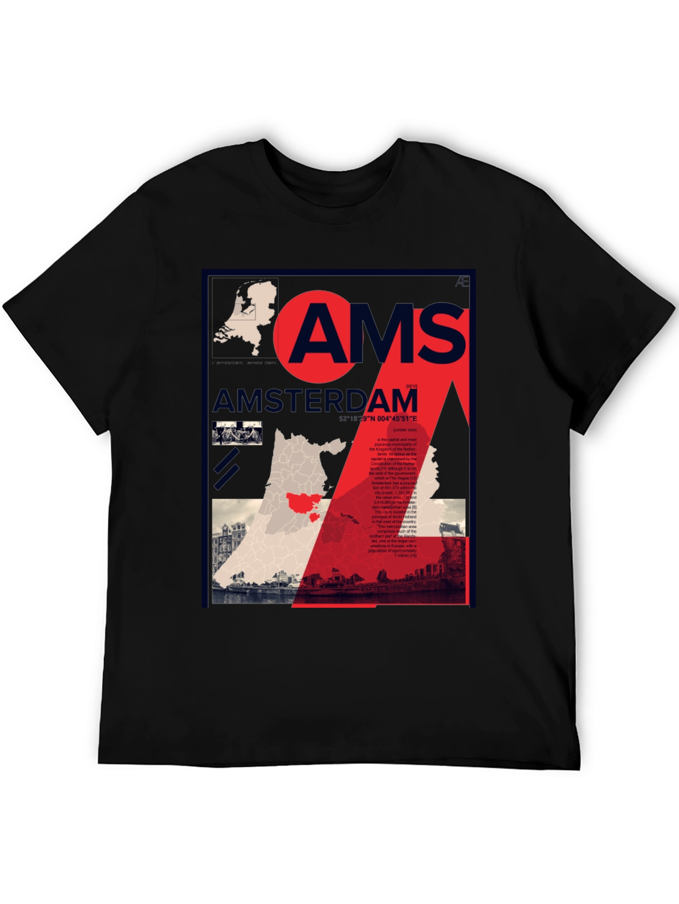 Amsterdam Graphic Print T-Shirt