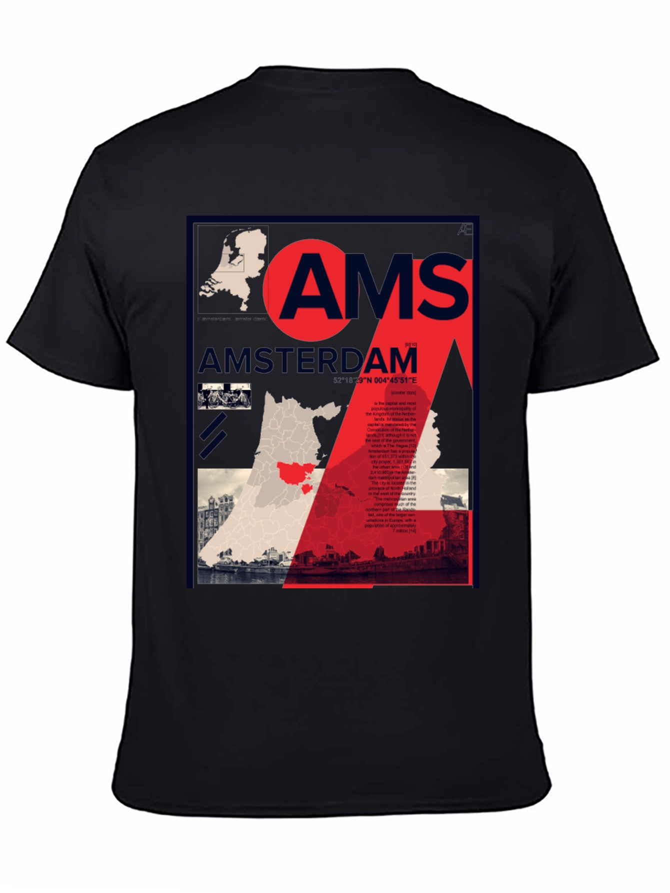 Amsterdam Graphic Print T-Shirt