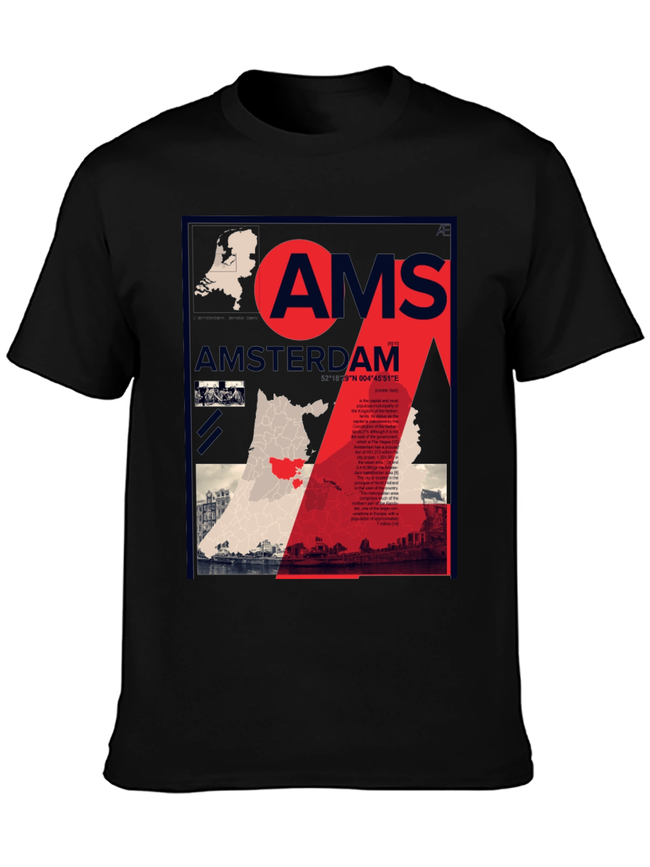 Amsterdam Graphic Print T-Shirt