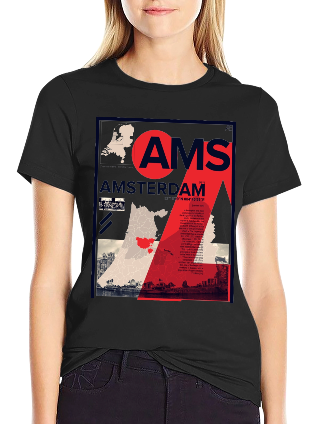 Amsterdam Graphic Print T-Shirt