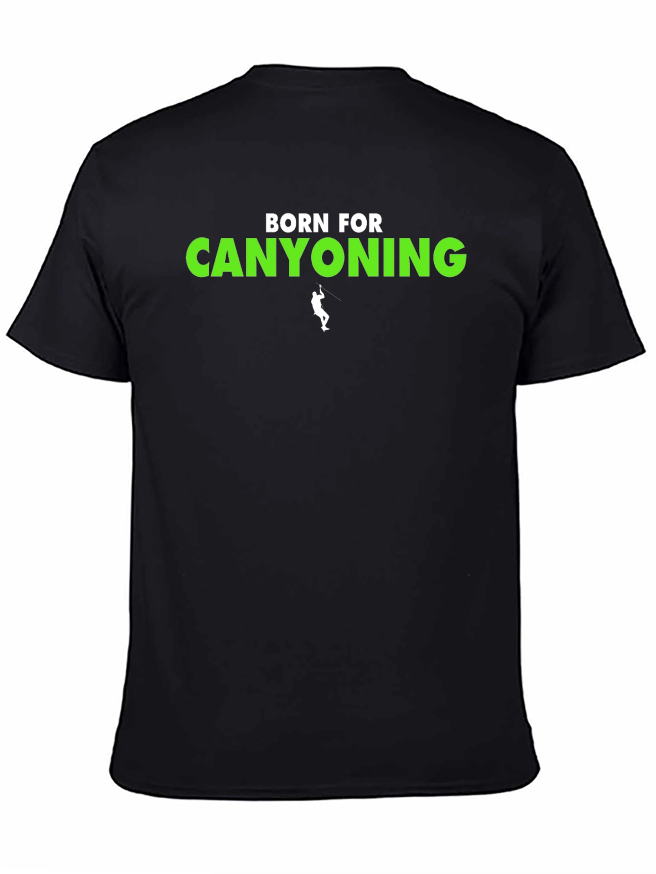 Born For Canyoning Black T-Shirt