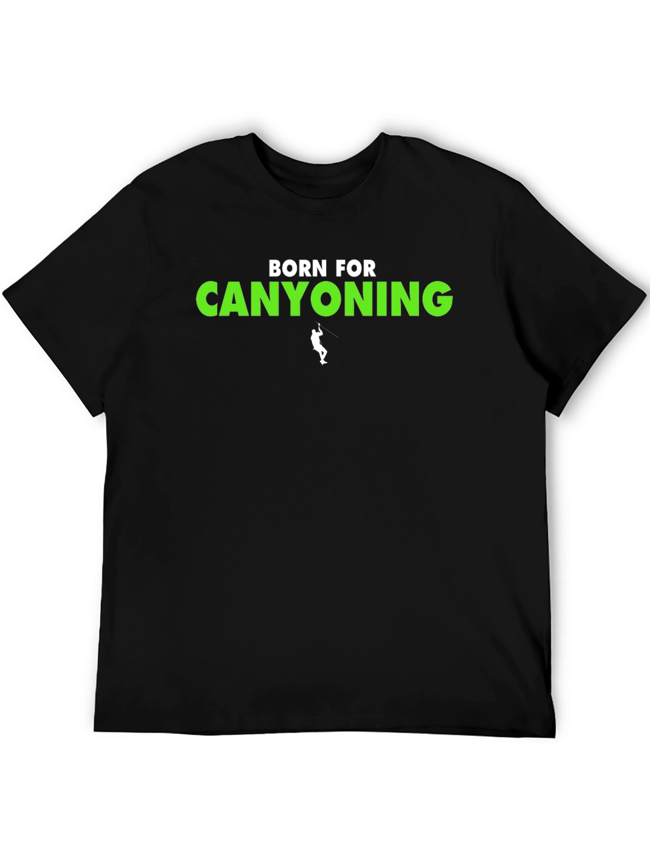 Born For Canyoning Black T-Shirt