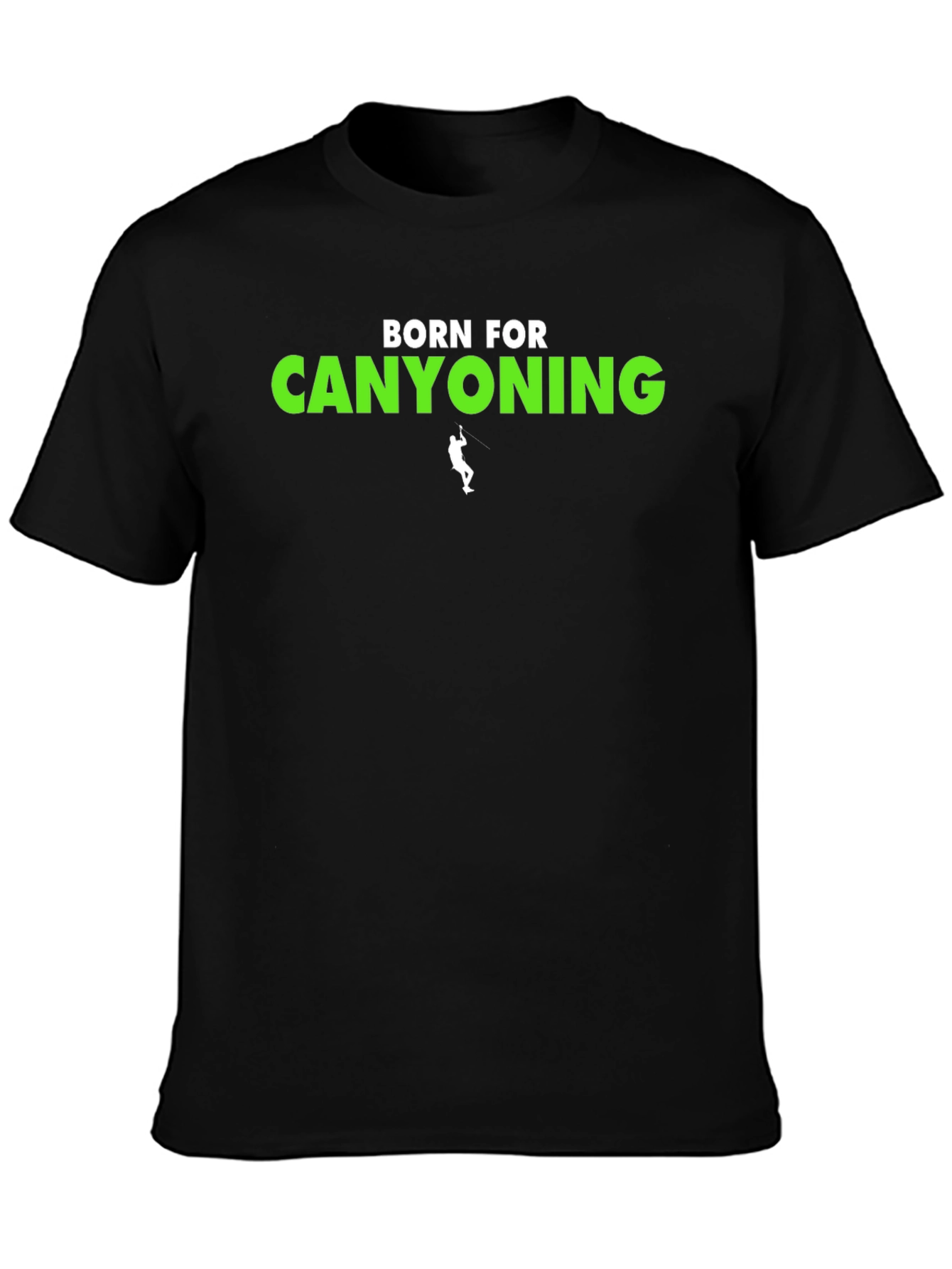 Born For Canyoning Black T-Shirt
