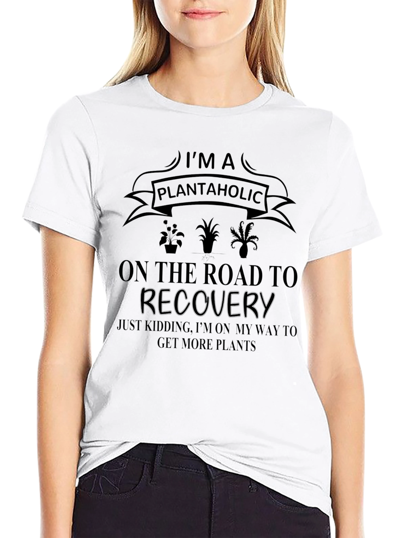 Plantaholic T-Shirt: On the Road to More Plants!
