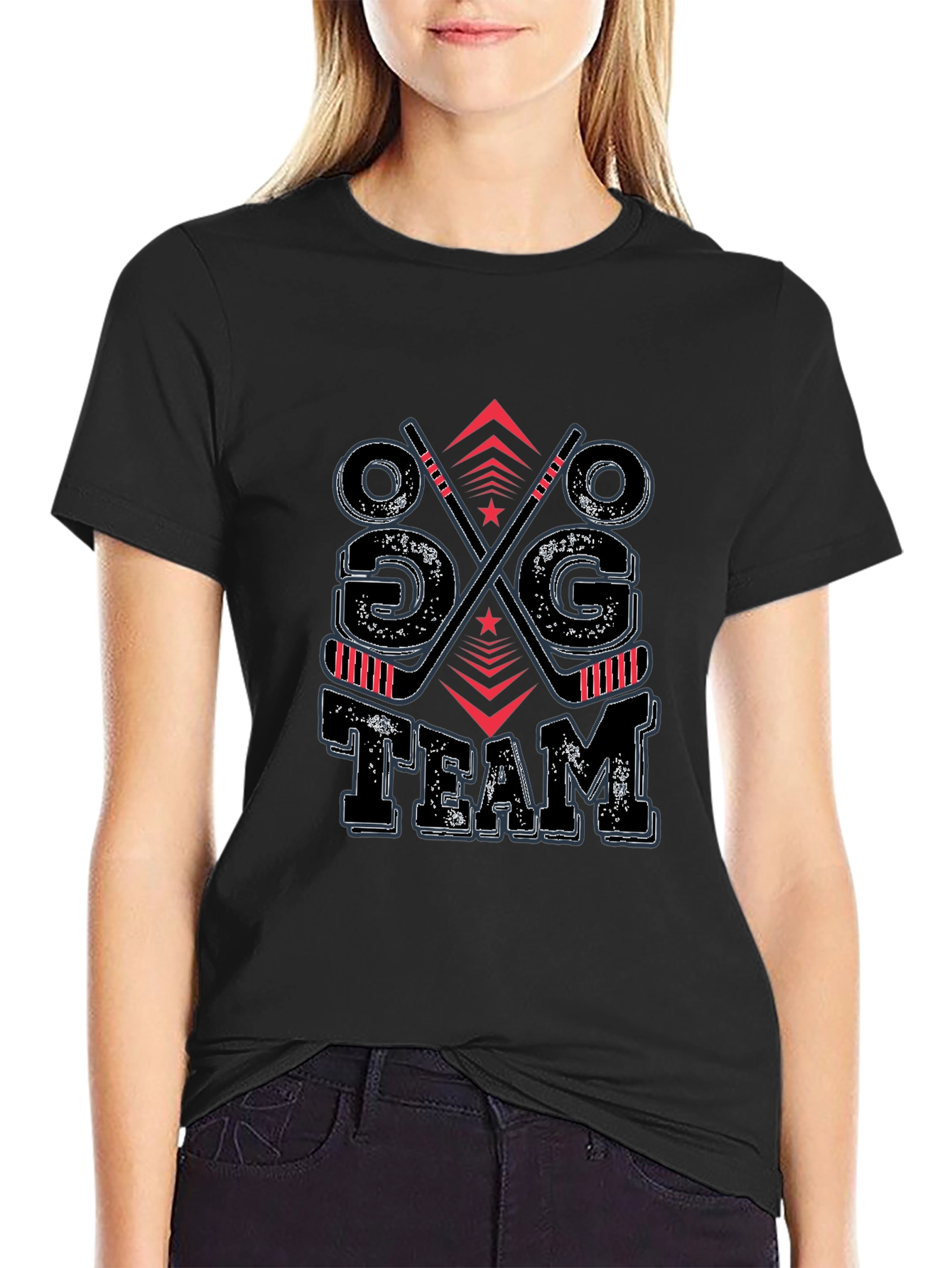 Hockey Team Graphic T-Shirt